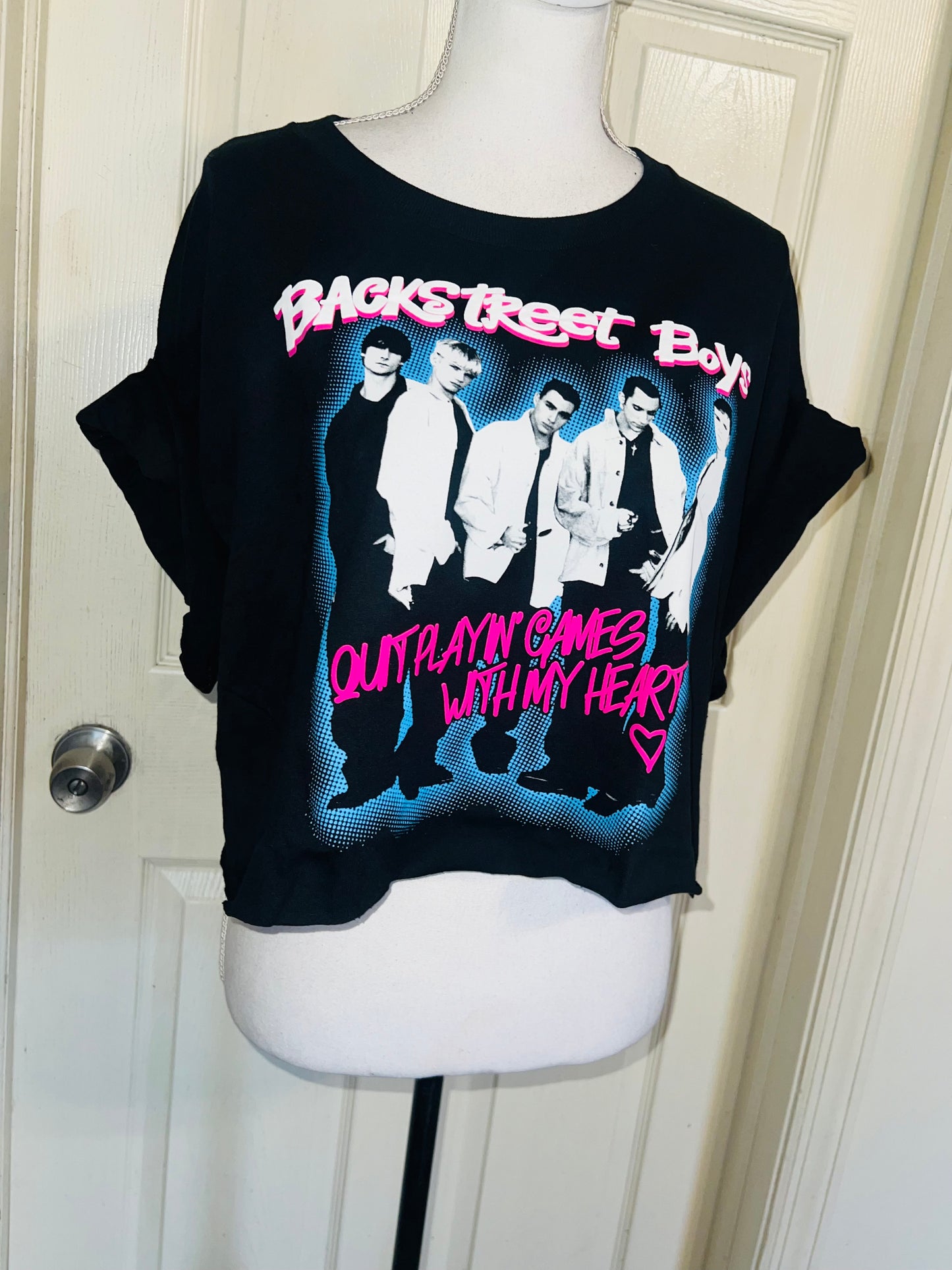 Backstreet Boys Oversized Distressed Tee