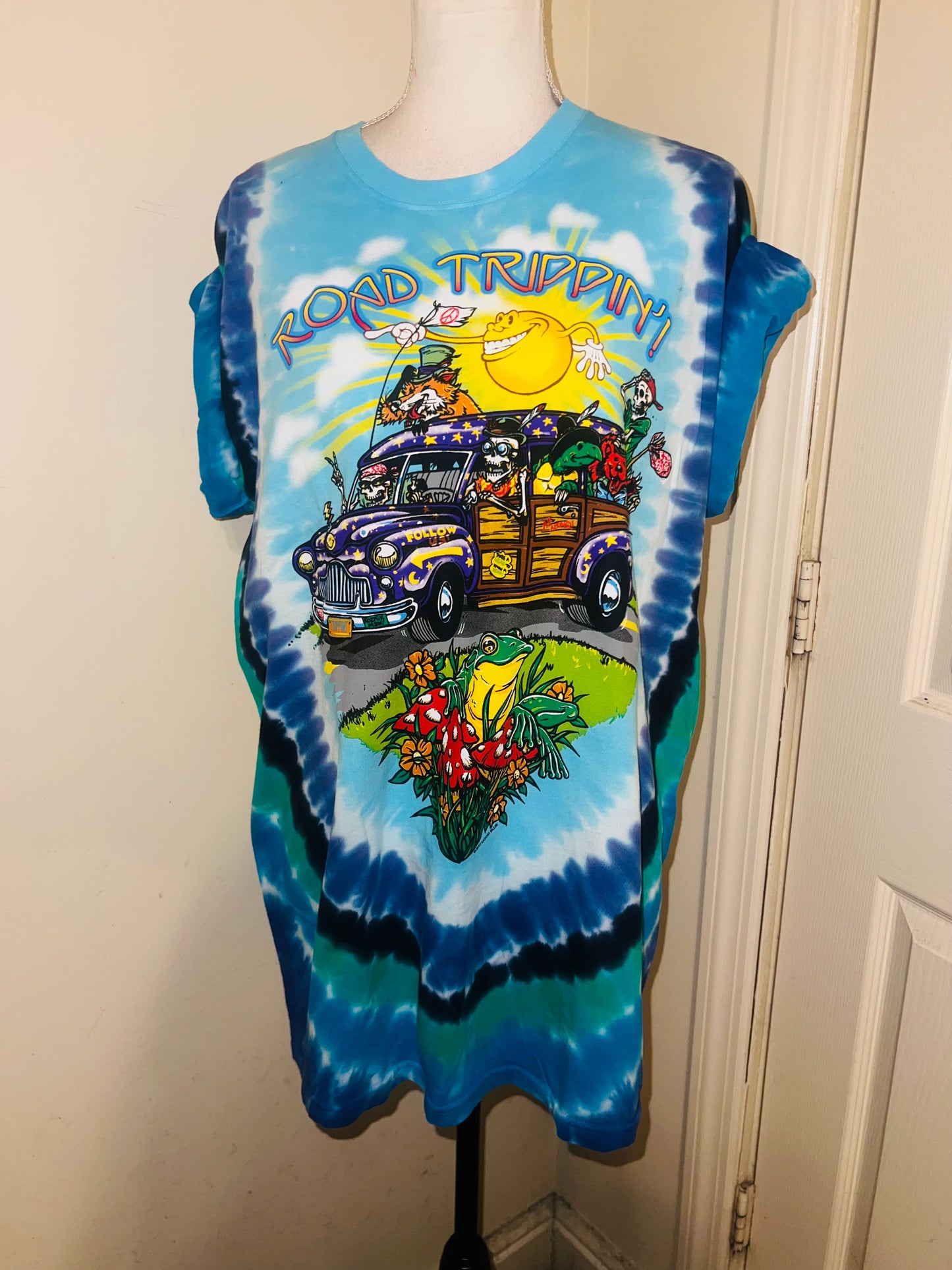 Grateful Dead Road Trippin’ Double Sided Distressed Tee