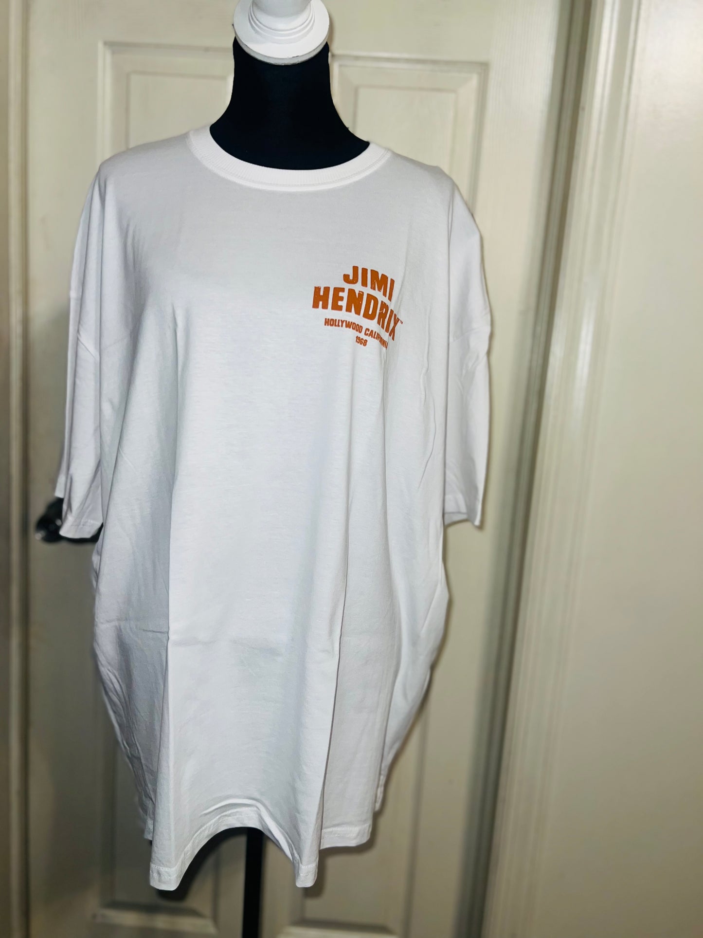 Jimi Hendrix Double Sided Oversized Distressed Tee