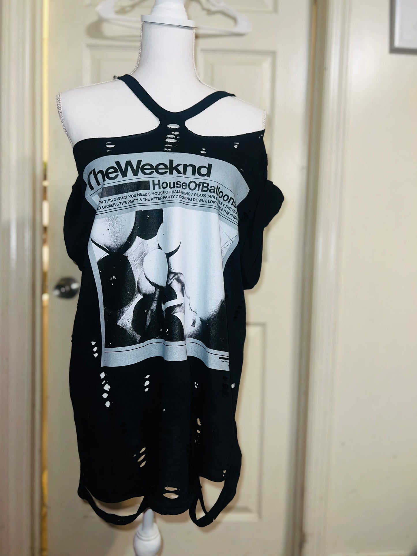 The Weeknd HOB Oversized Distressed Tee