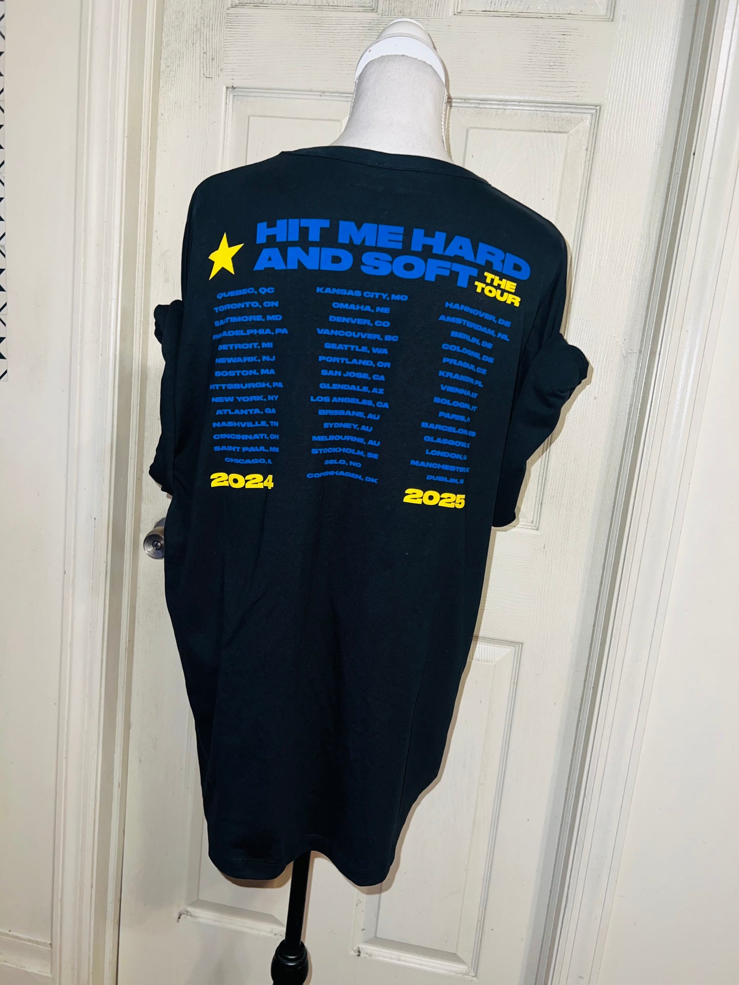 Billie Eilish Double Sided HMHAS Tour Distressed Tee