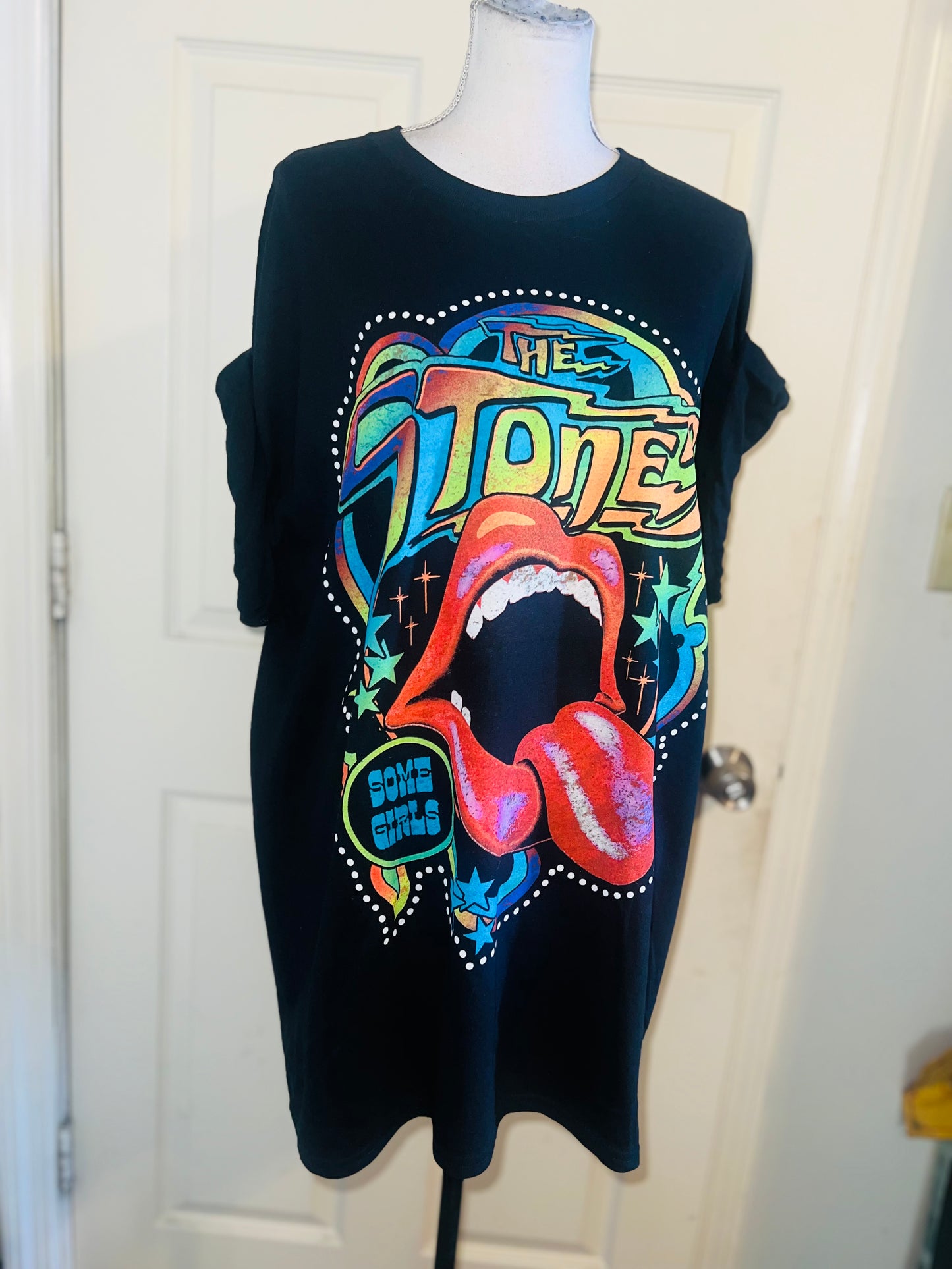 Rolling Stones Oversized Distressed Tee