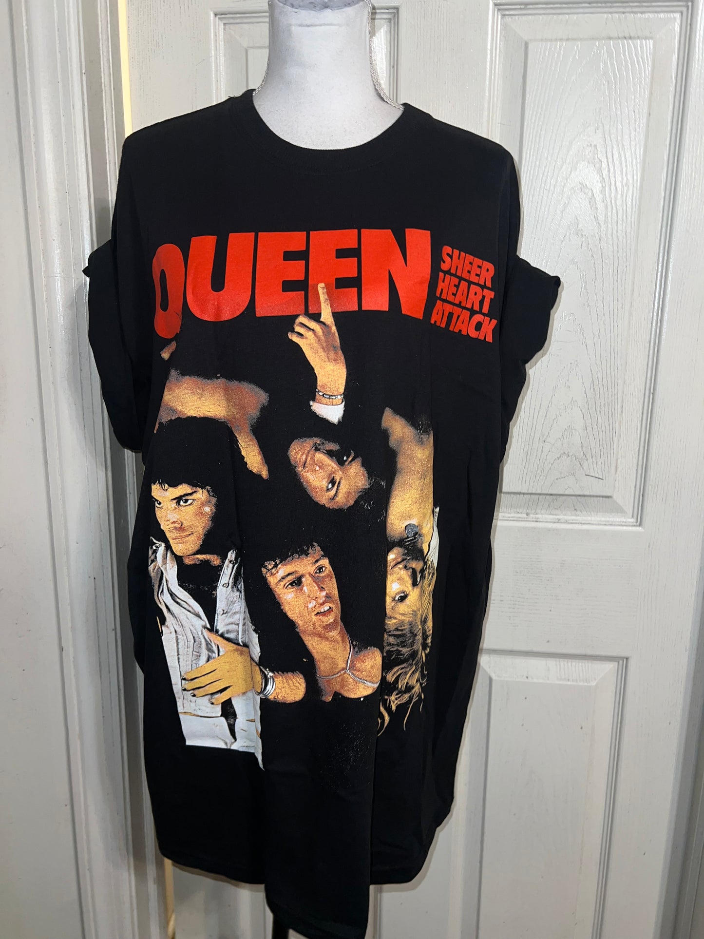 Queen Oversized Distressed Tee