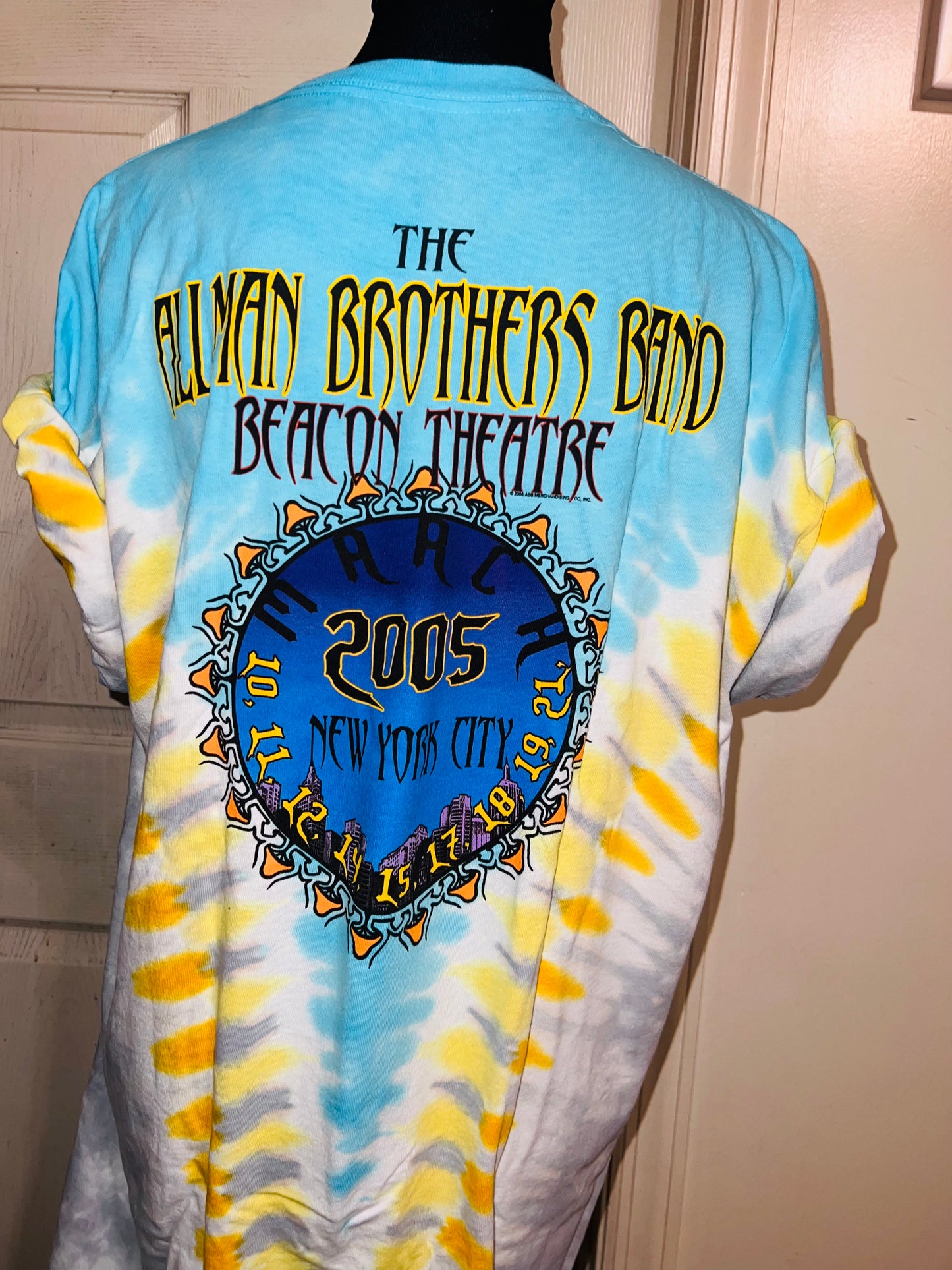 The Allman Brothers Band Double Sided Distressed Tee
