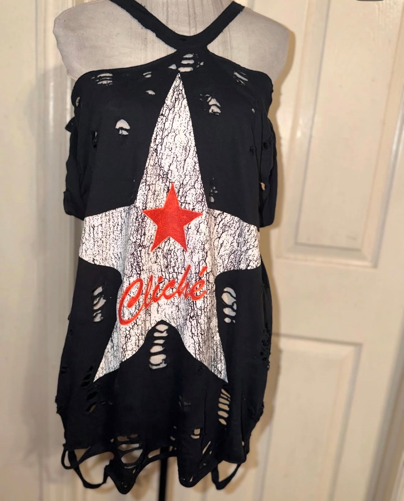 Machine Gun Kelly Double Sided Oversized Distressed Tee (as is)