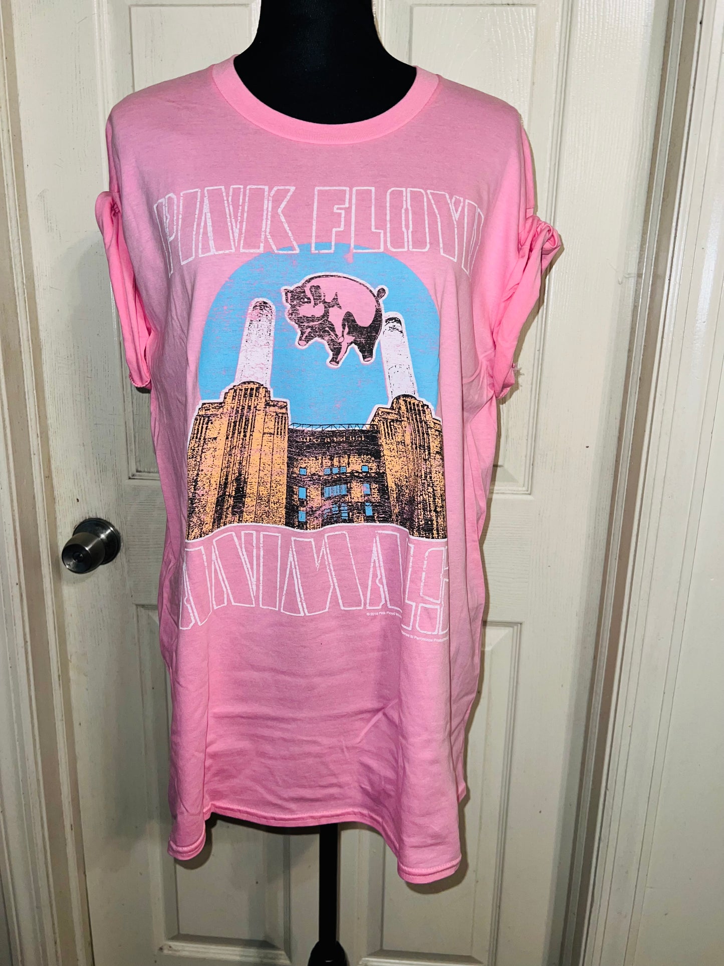Pink Floyd Oversized Distressed Tee