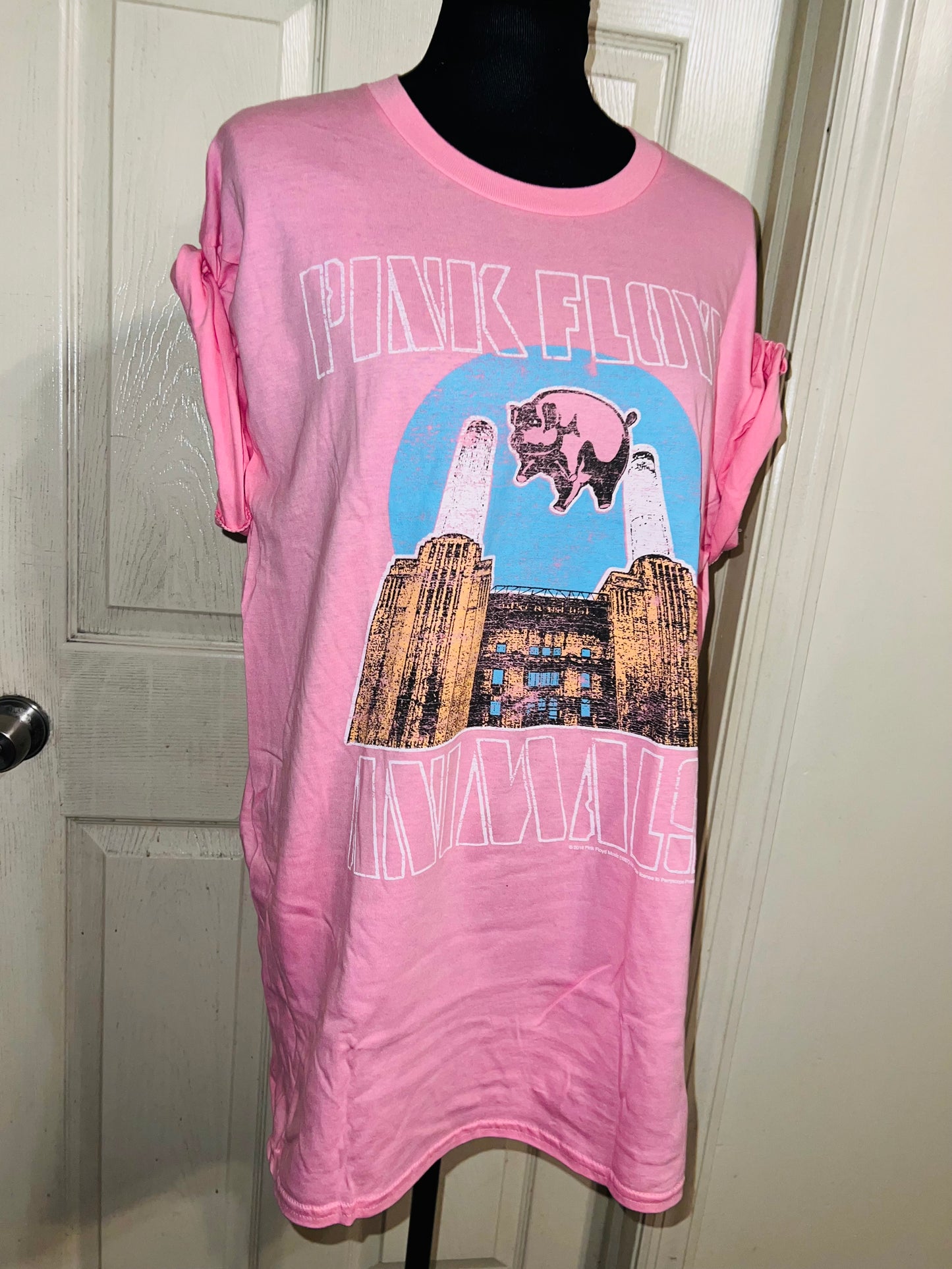 Pink Floyd Oversized Distressed Tee