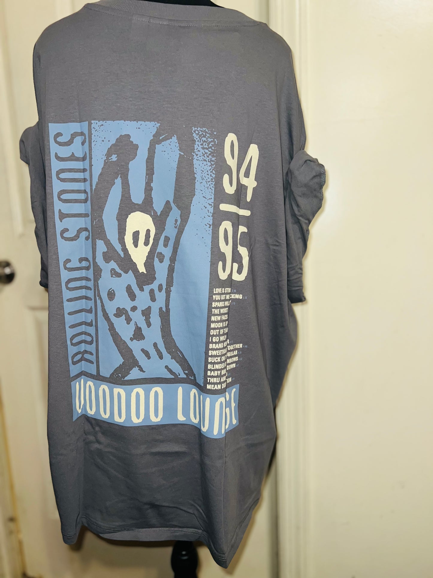 The Rolling Stones Double Sided Voodoo Distressed Tee