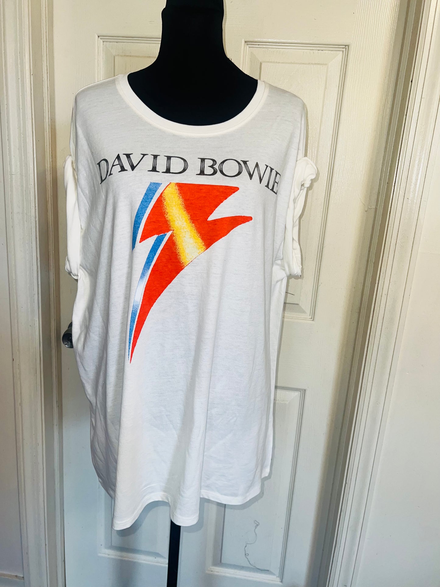 David Bowie Oversized Distressed Tee