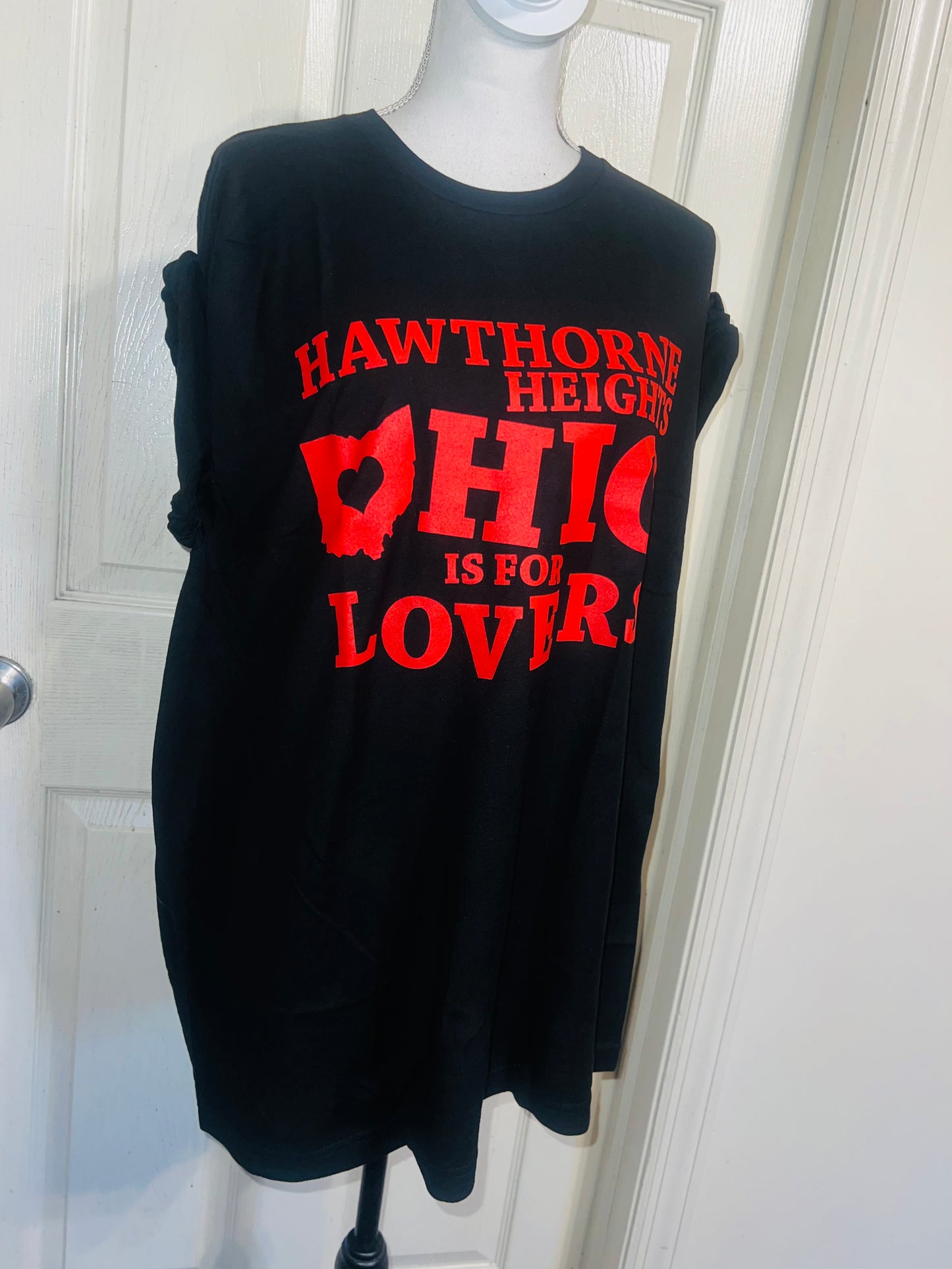 Hawthorne Heights Oversized Distressed Tee