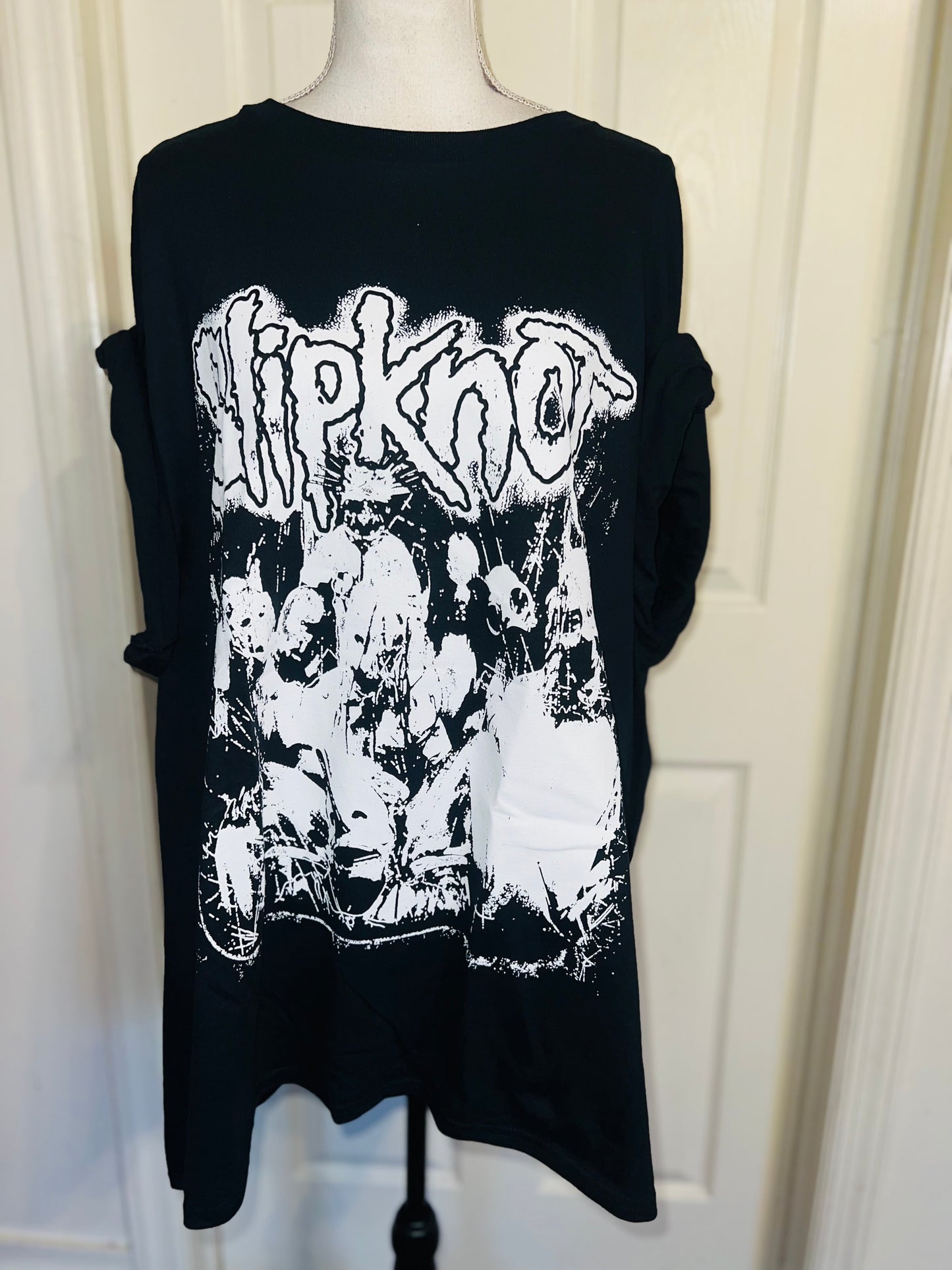 Slipknot Double Sided Oversized Distressed Tee