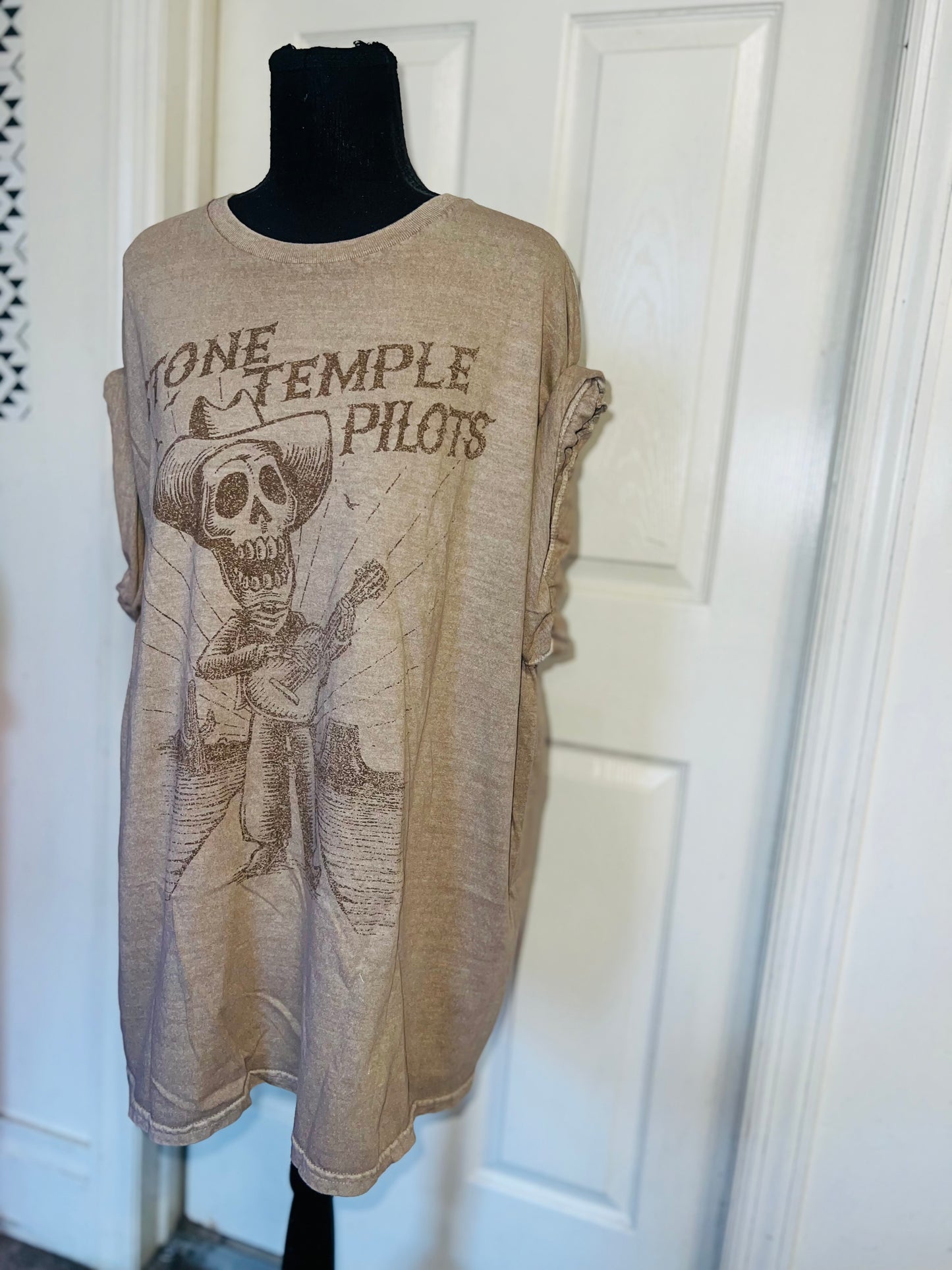 Stone Temple Pilots Oversized Distressed Tee