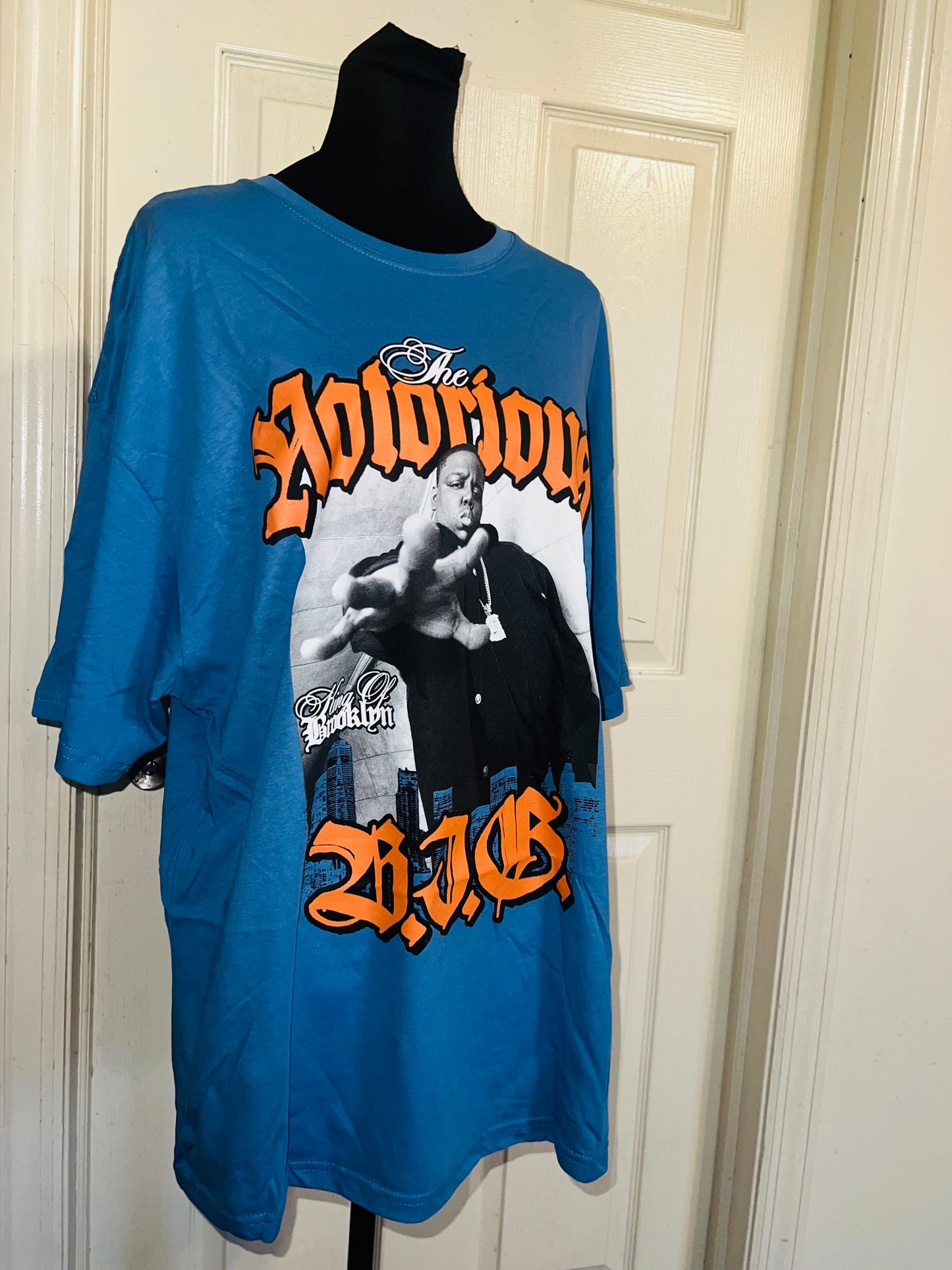 Notorious BIG Oversized Distressed Tee