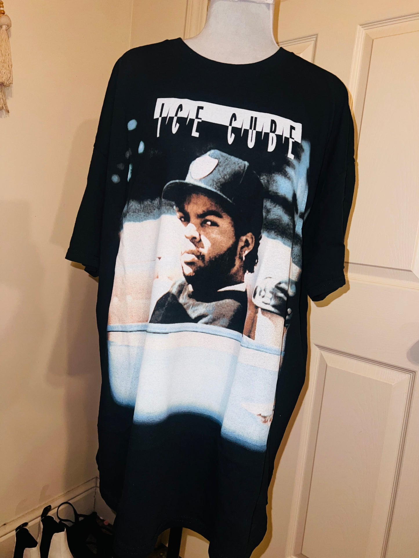 Ice Cube Oversized Distressed Tee