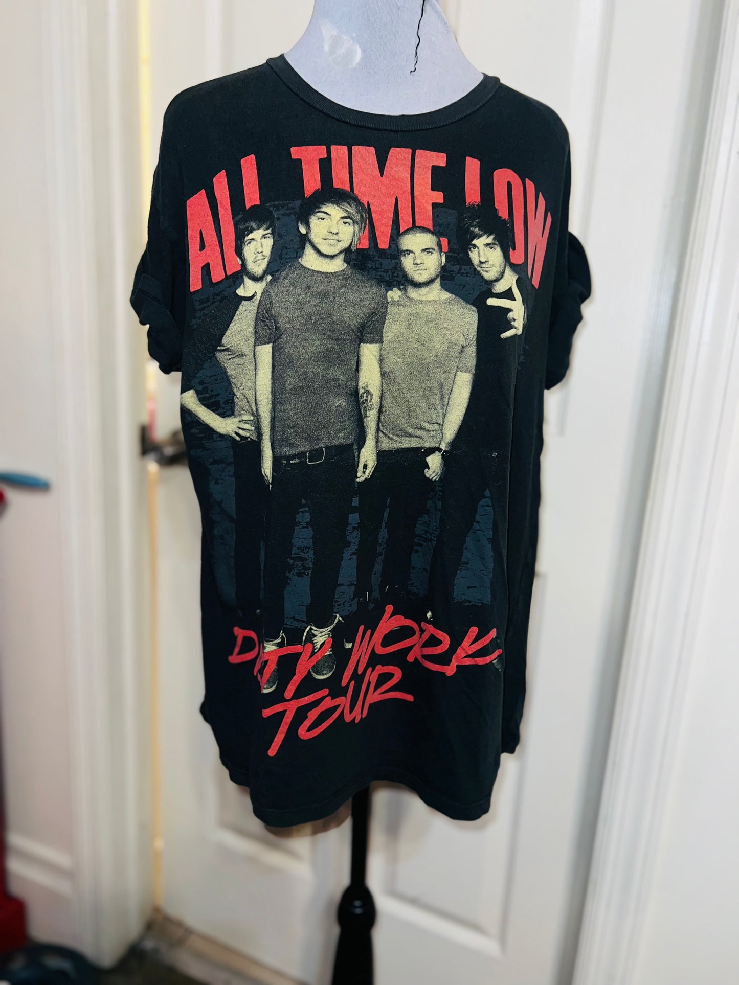 All Time Low Vintage Oversized Double Sided Tee