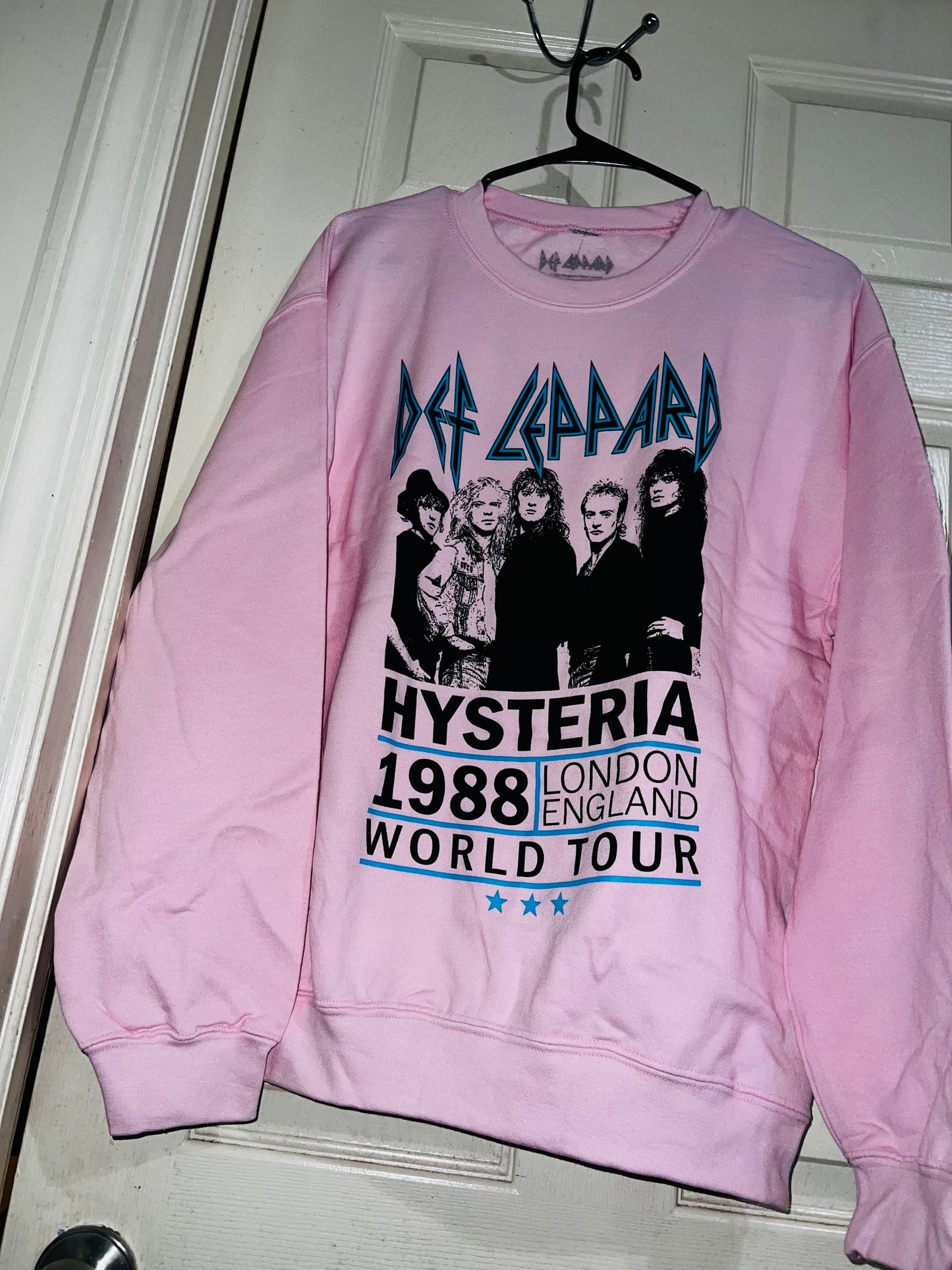 Def Leppard Hysteria Tour Oversized Sweatshirt