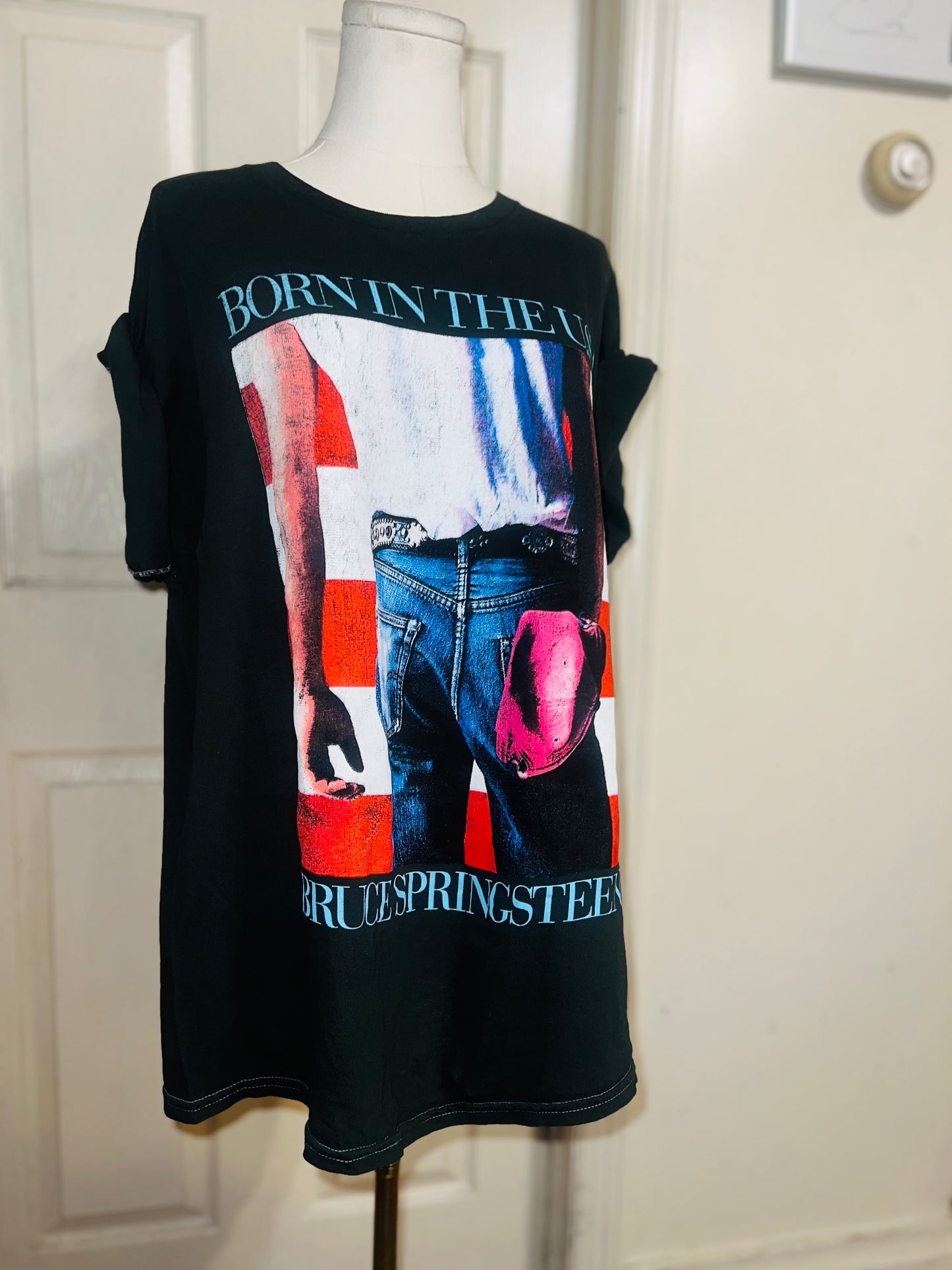 Bruce Springsteen Oversized Distressed Tee