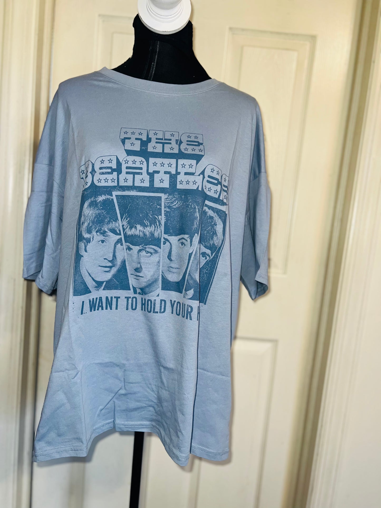 The Beatles Oversized Distressed Tee