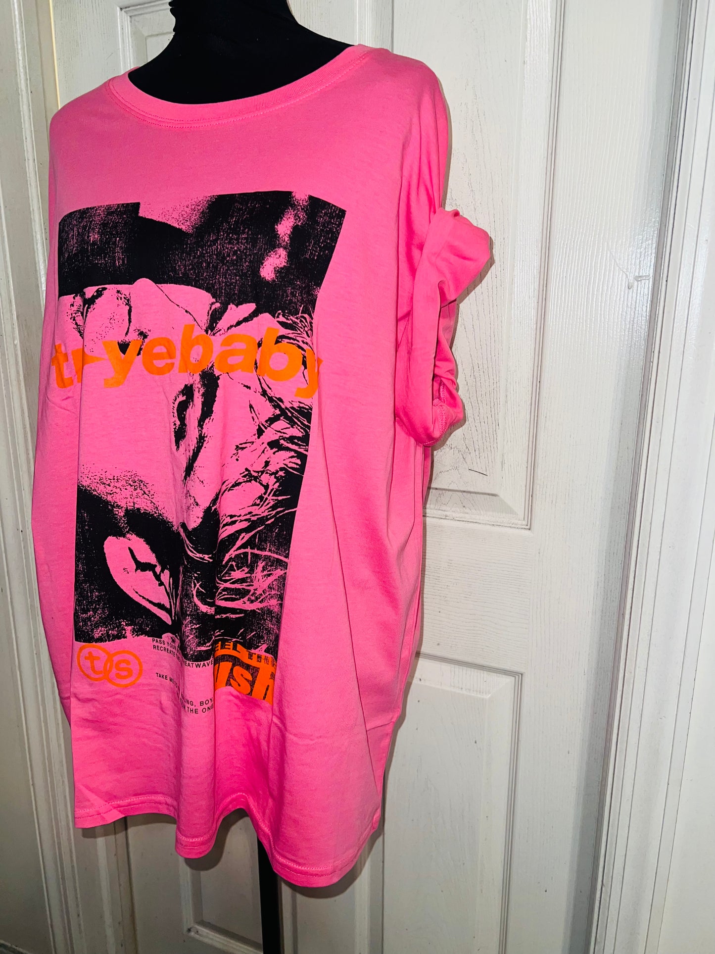 Troye Sivan Oversized Distressed Tee