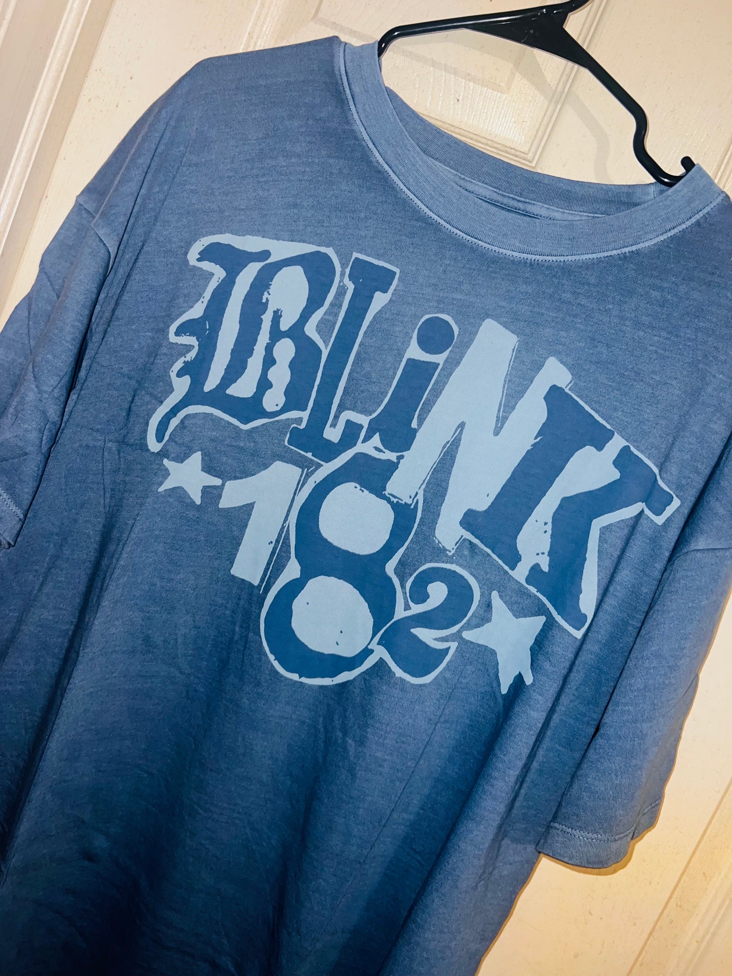 Blink 182 Oversized Distressed Tee