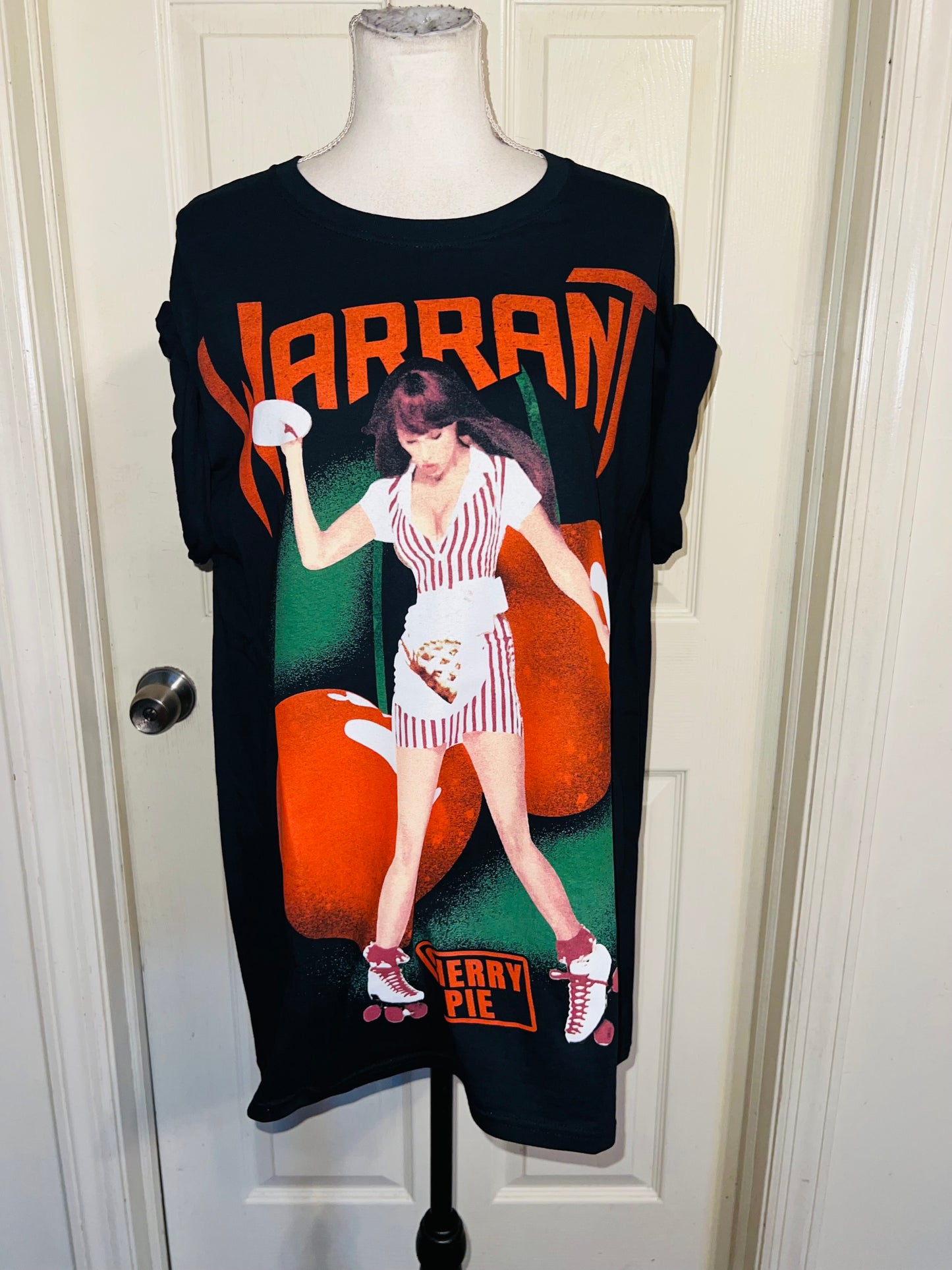 Warrant Double Sided Oversized Distressed Tee