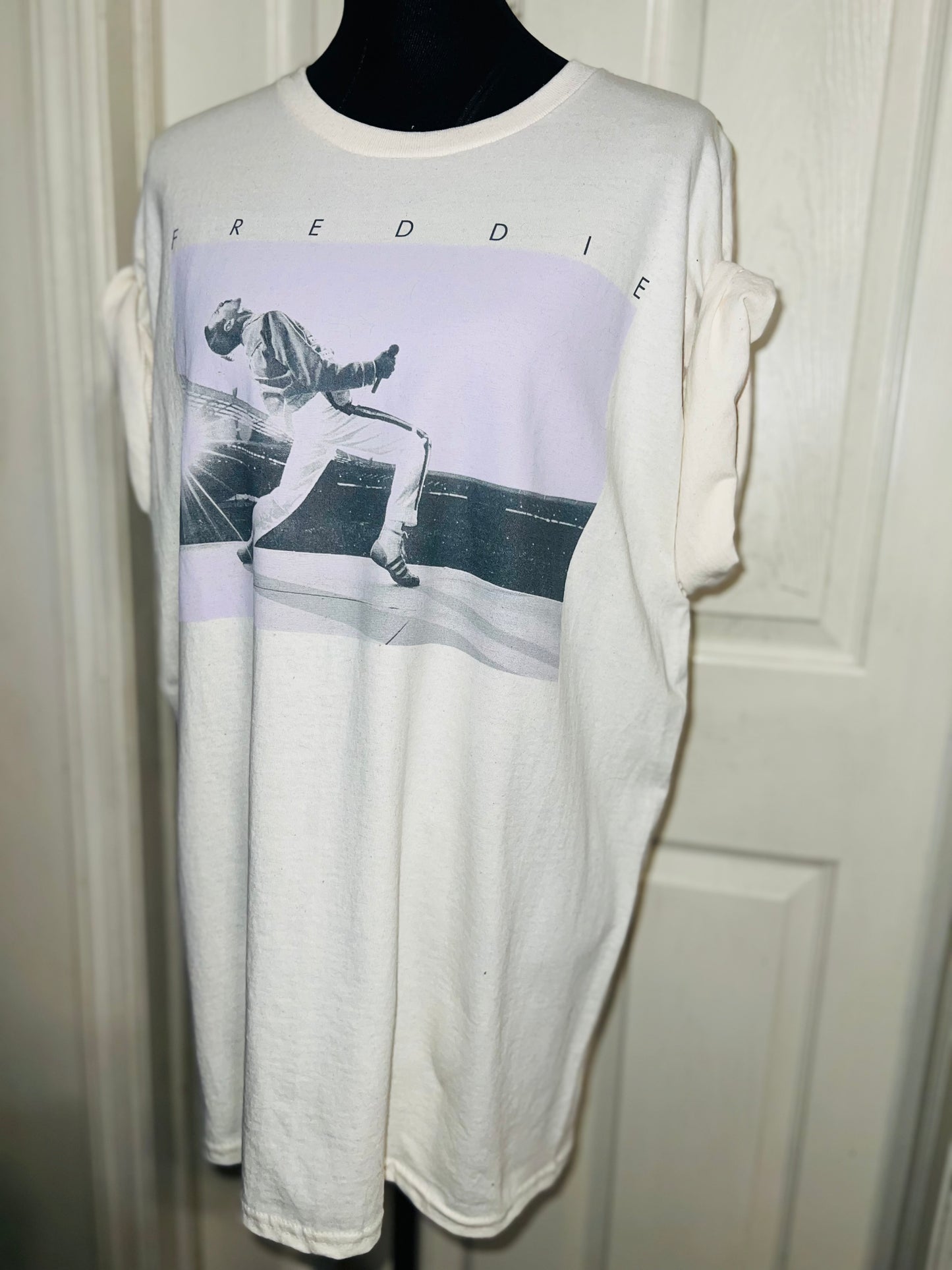 Freddie Mercury Oversized Distressed Tee
