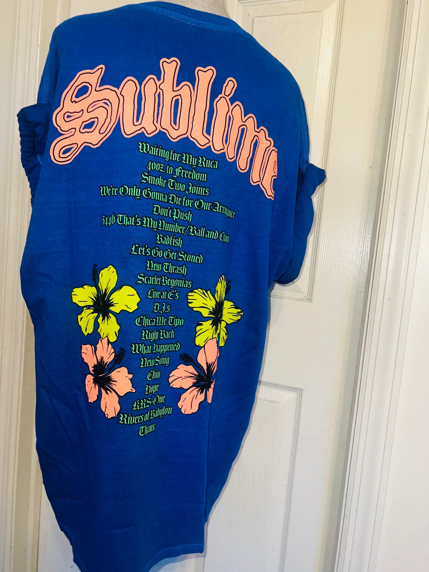 Sublime Double Sided Oversized Distressed Tee