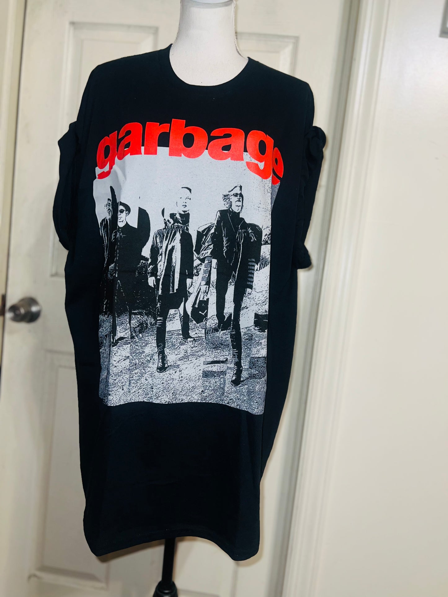 Garbage Oversized Distressed Tee