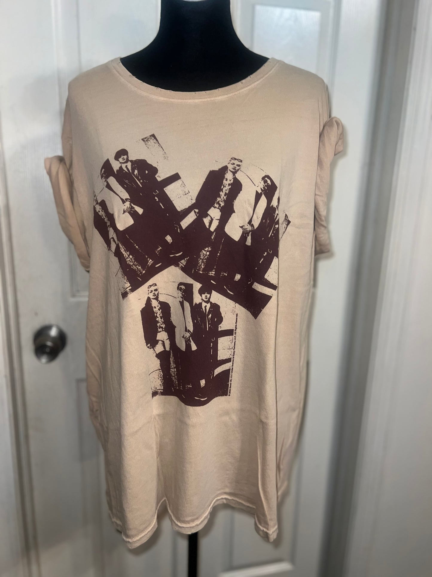 Blondie Double Sided Oversized Distressed Tee