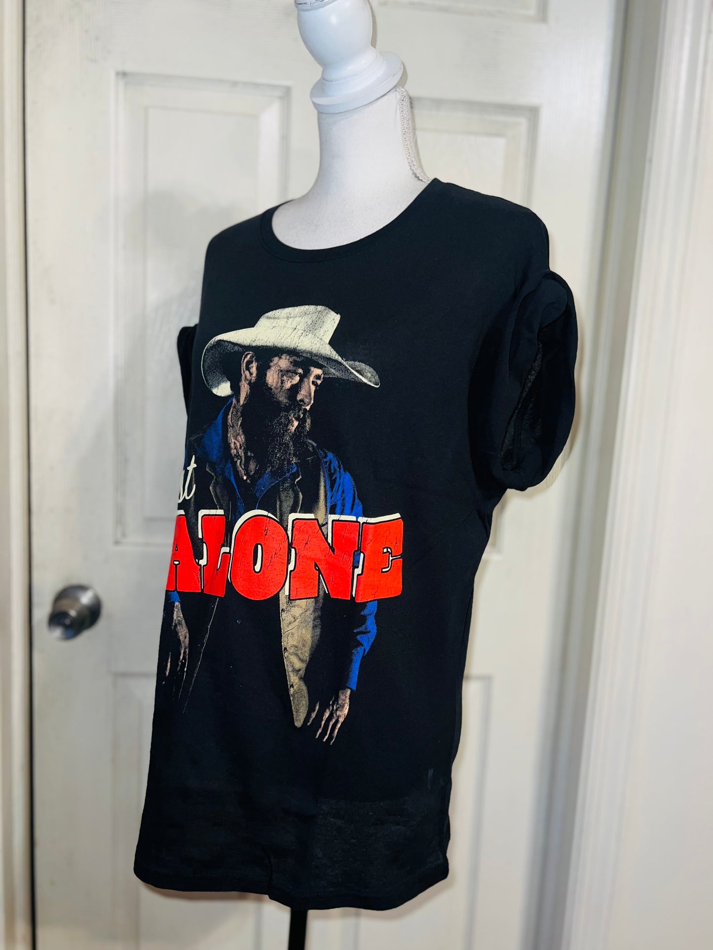 Post Malone Oversized Distressed Tee