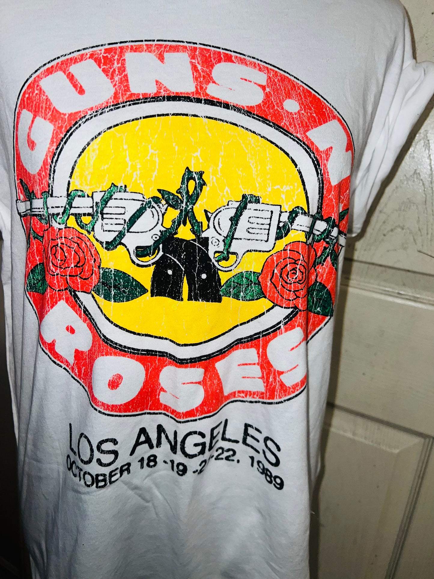 Guns n Roses Oversized Distressed Tee
