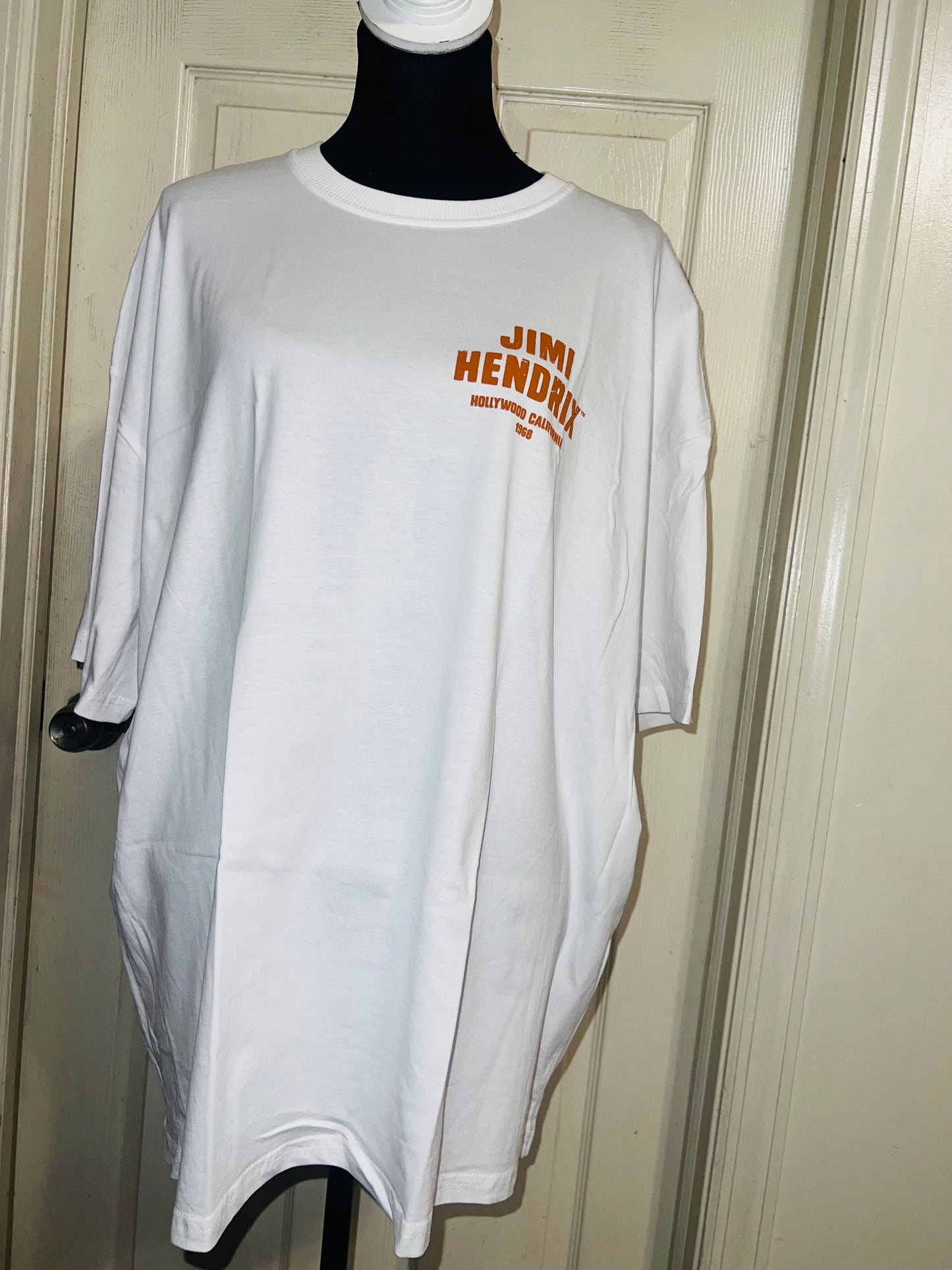Jimi Hendrix Double Sided Oversized Distressed Tee