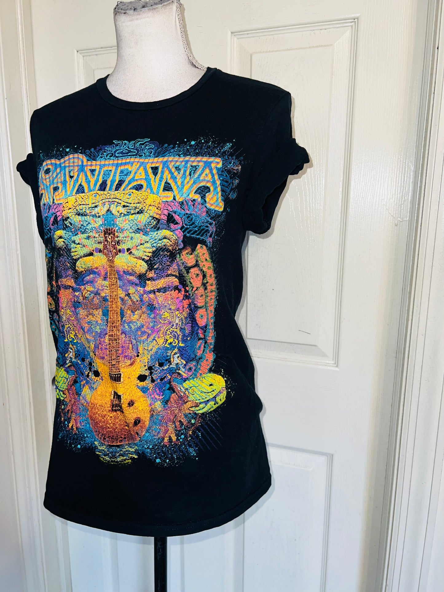 Santana Vintage Oversized Distressed Tee