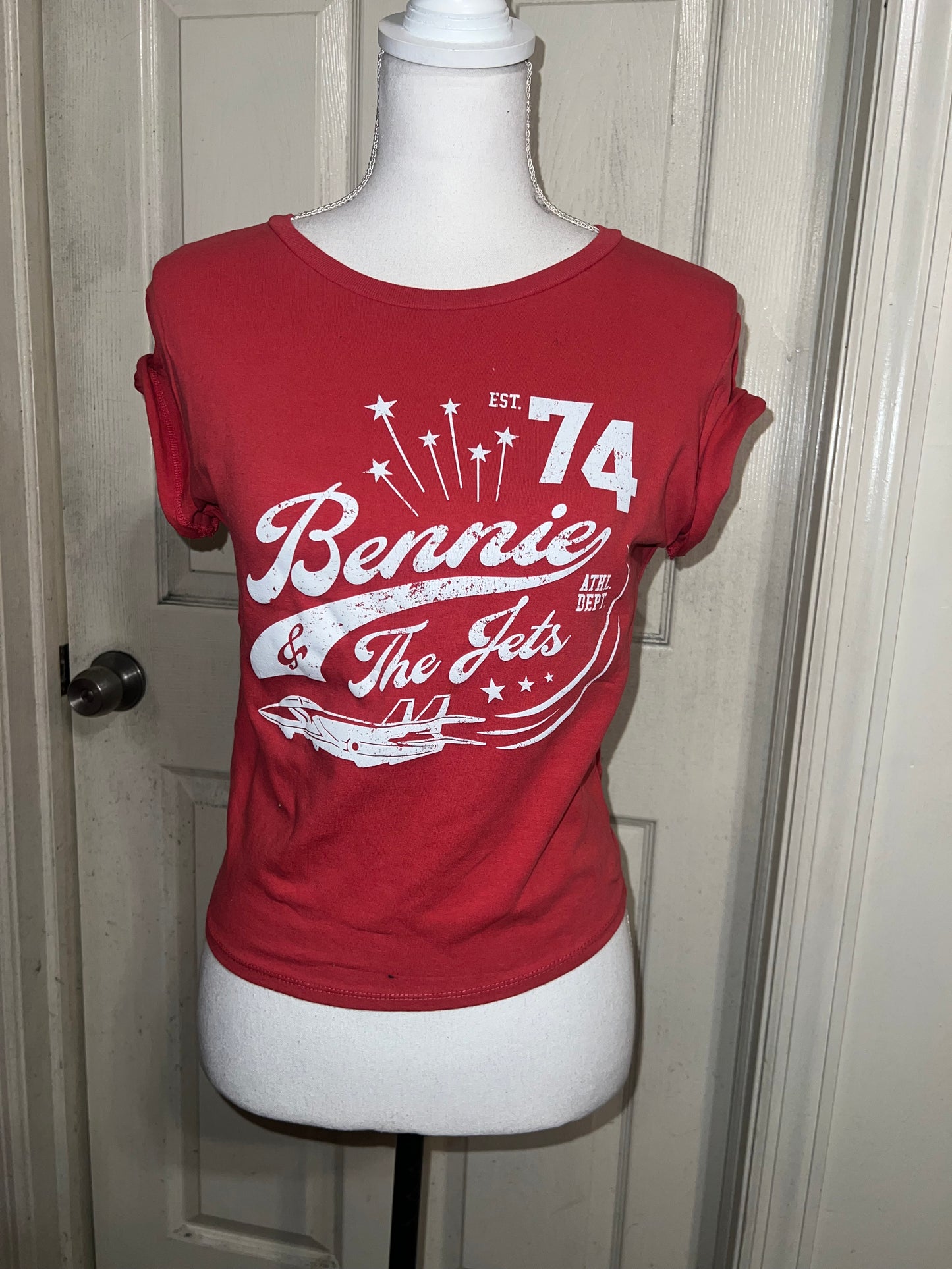 Elton John Distressed Baby Tee
