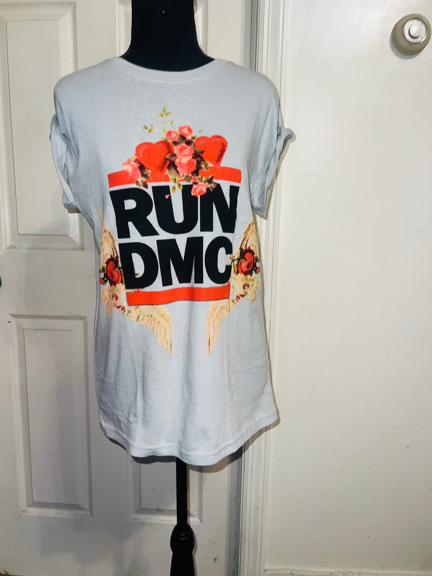 Run DMC Oversized Distressed Tee