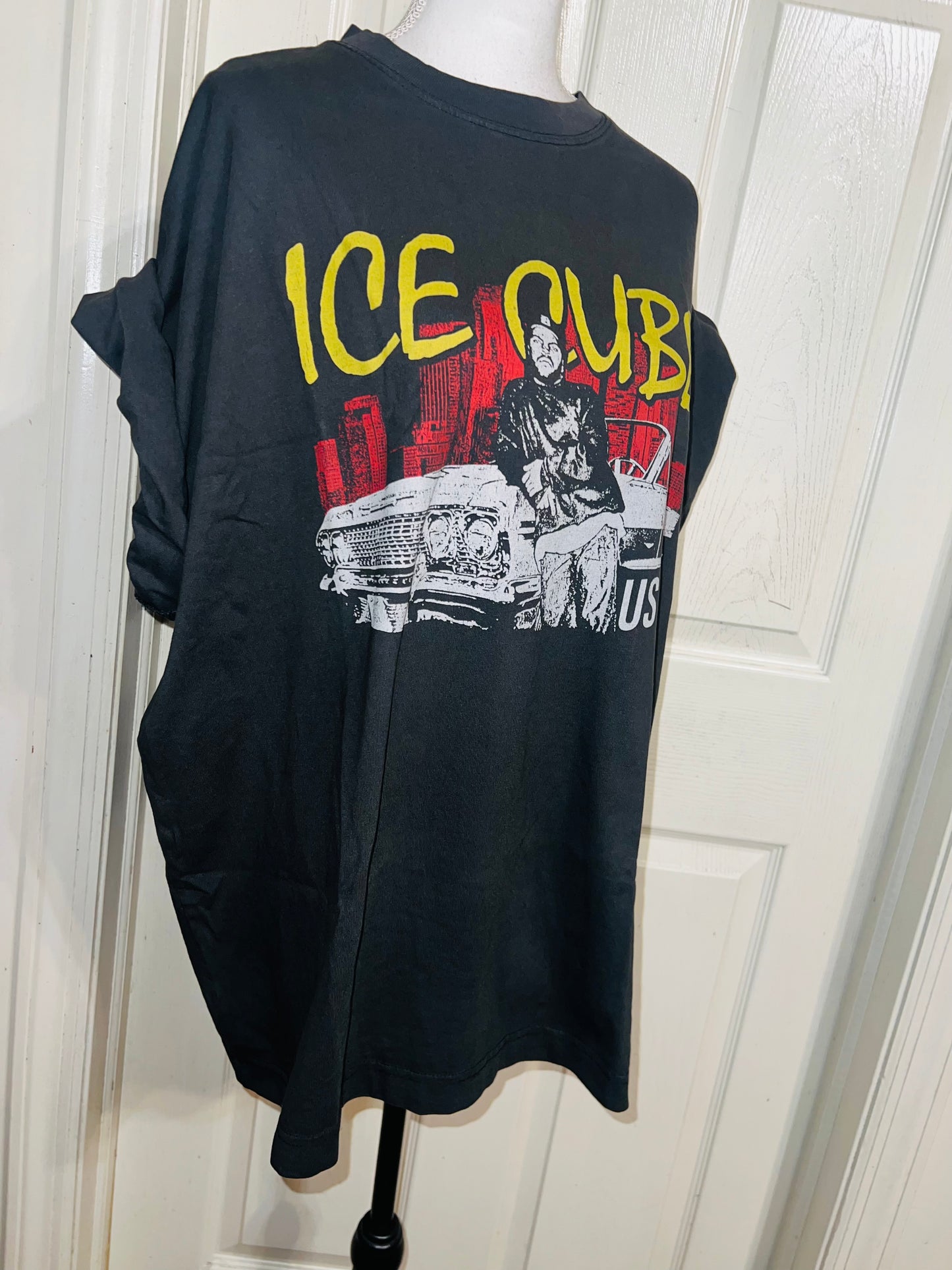 Ice Cube Double Sided Oversized Distressed Tee