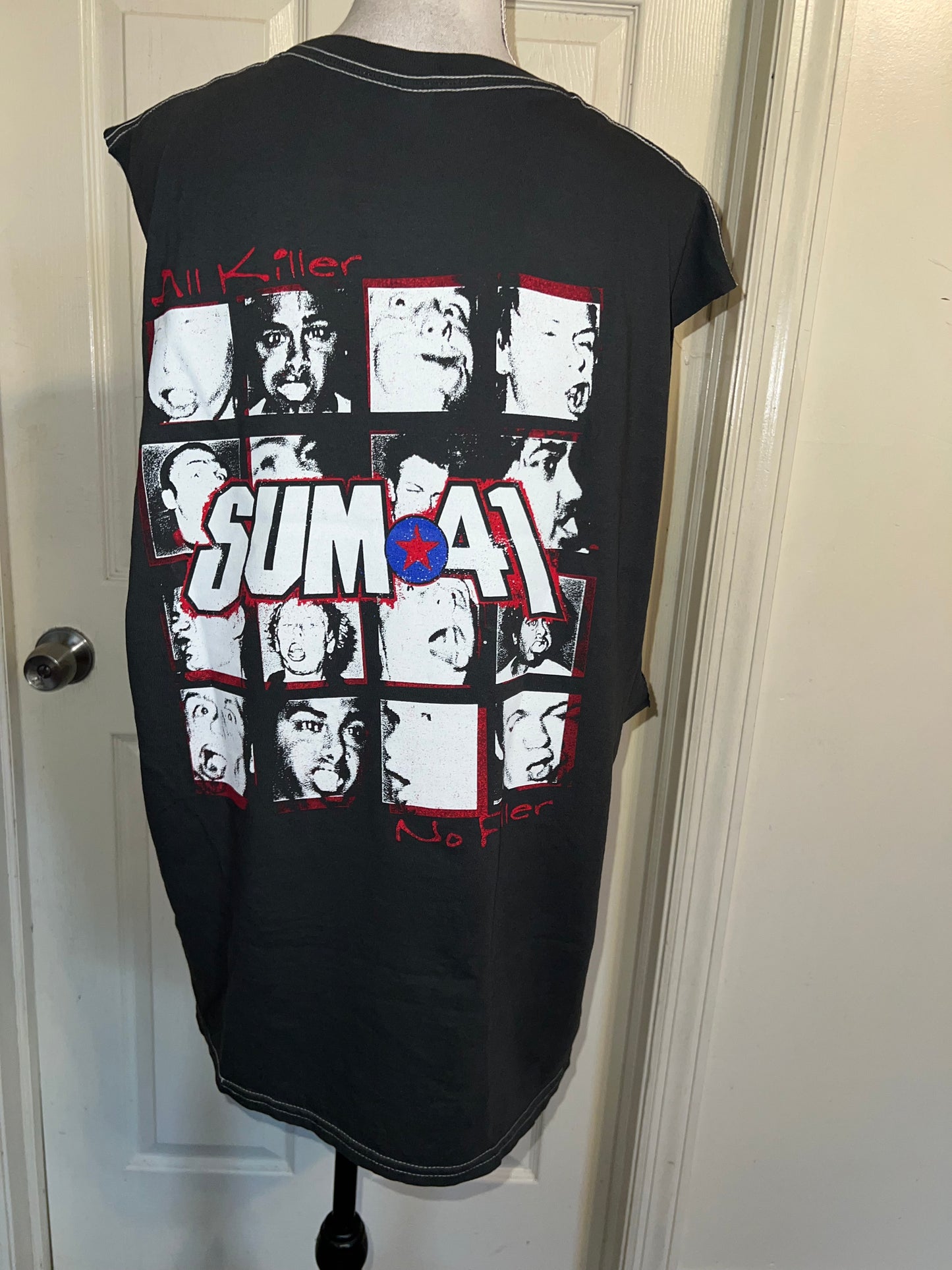 Sum 41 Double Sided Oversized Distressed Tank