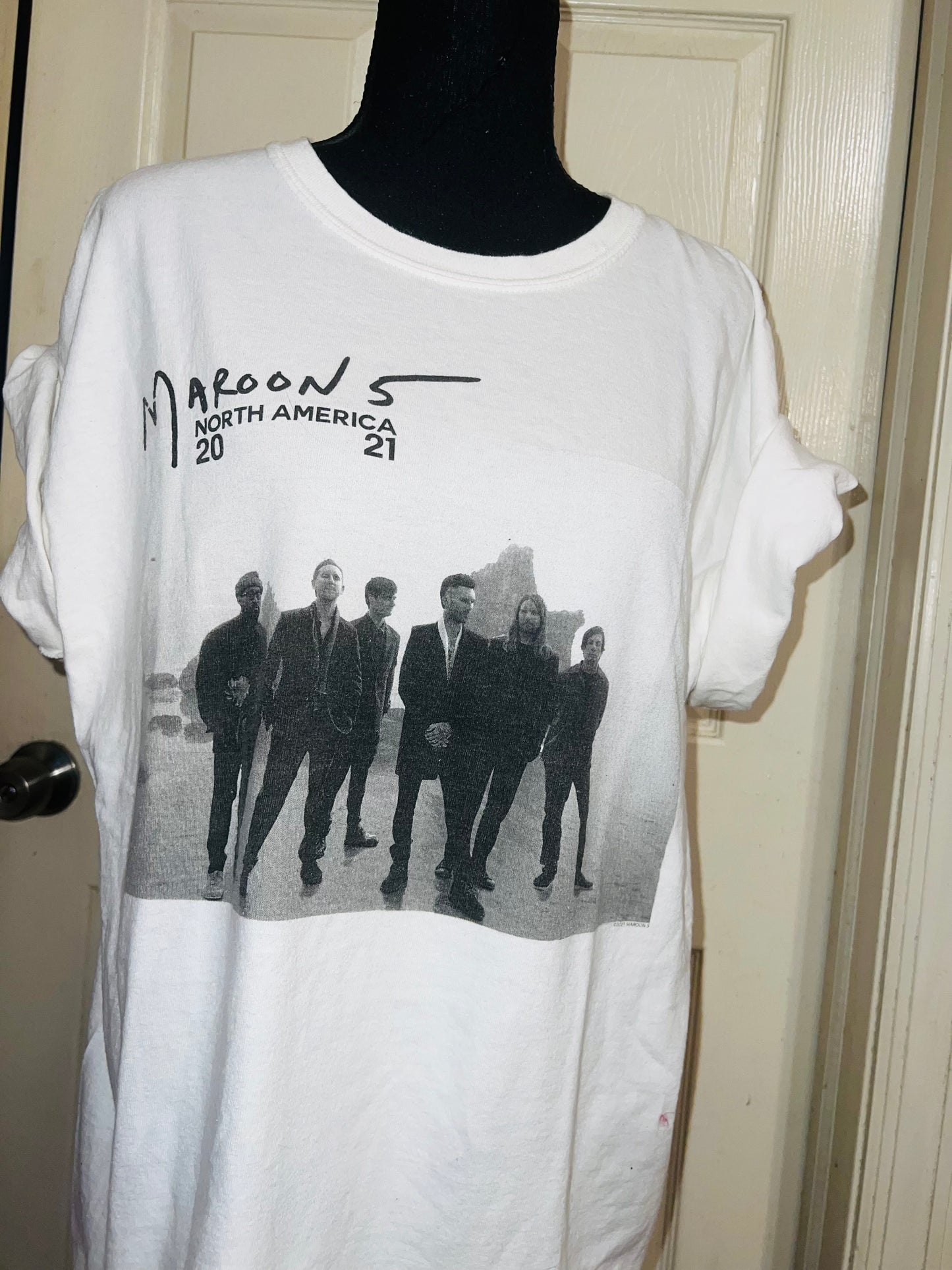 Maroon 5 Double Sided Distressed Tour Tee