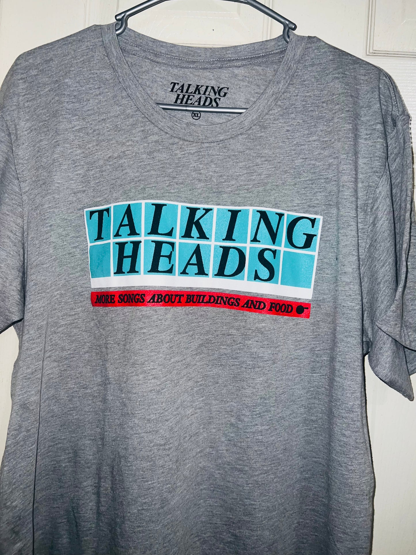 The Talking Heads Oversized Distressed Tee