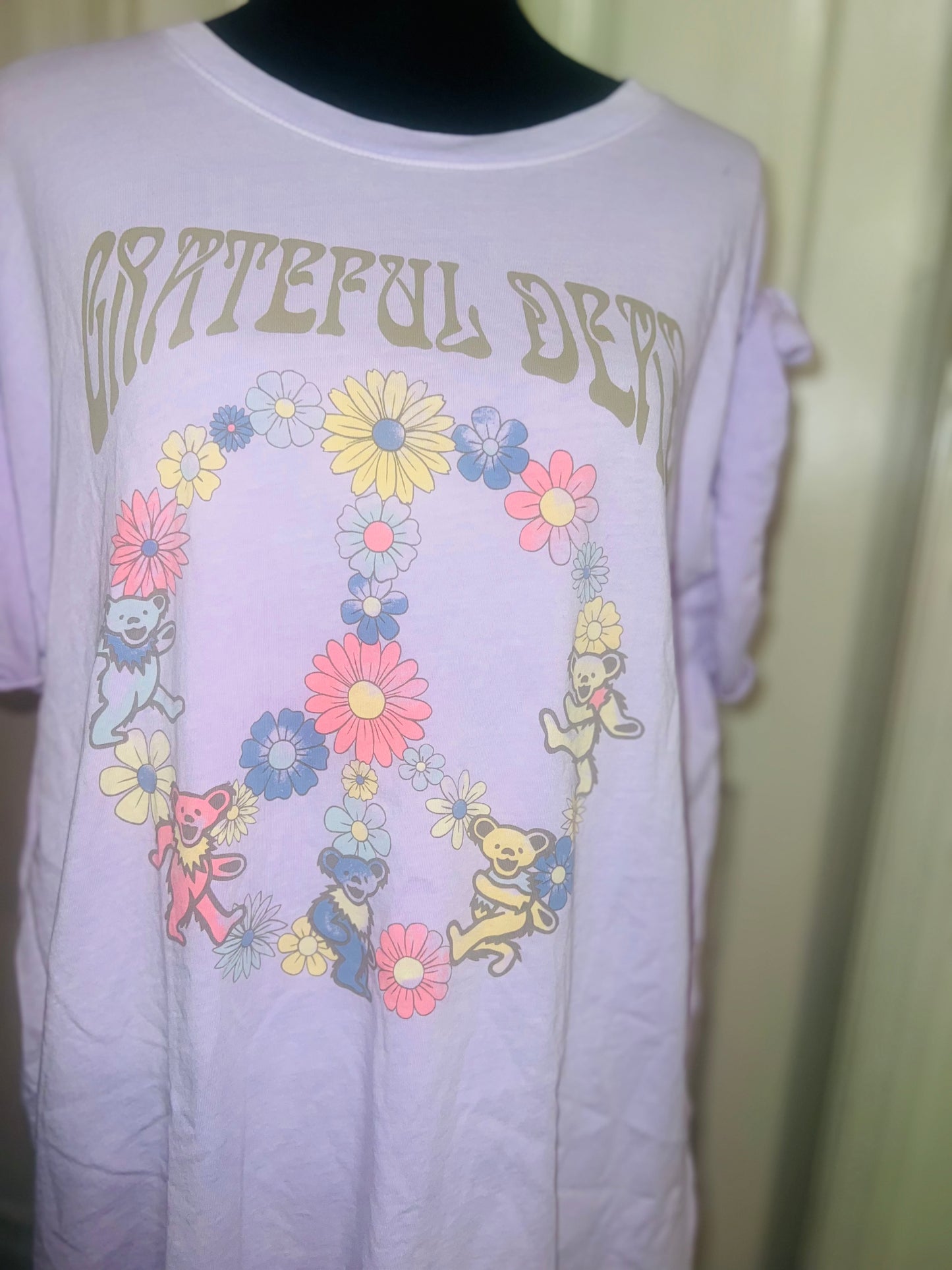 The Grateful Dead Oversized Distressed Tee