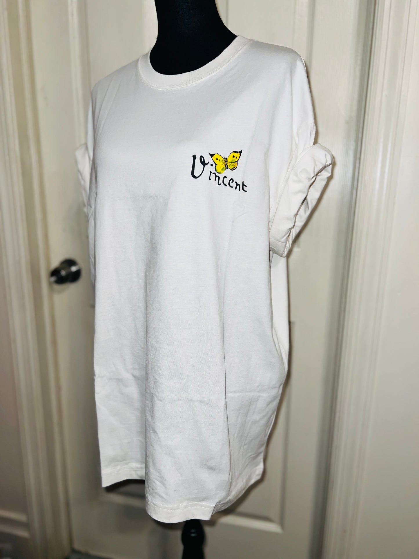 Vincent Van Gogh Double Sided Distressed Tee