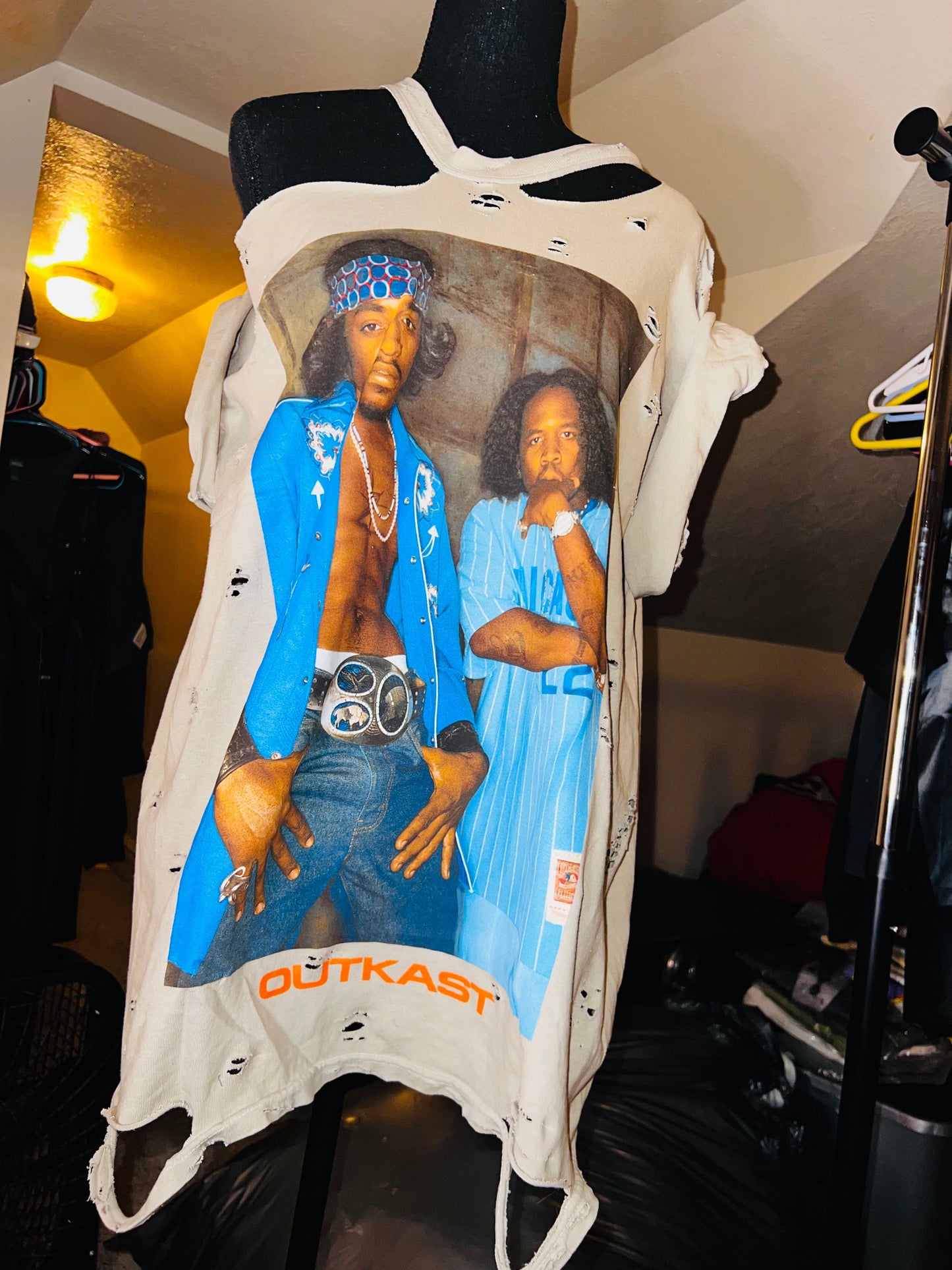 Outkast Oversized Distressed Tee