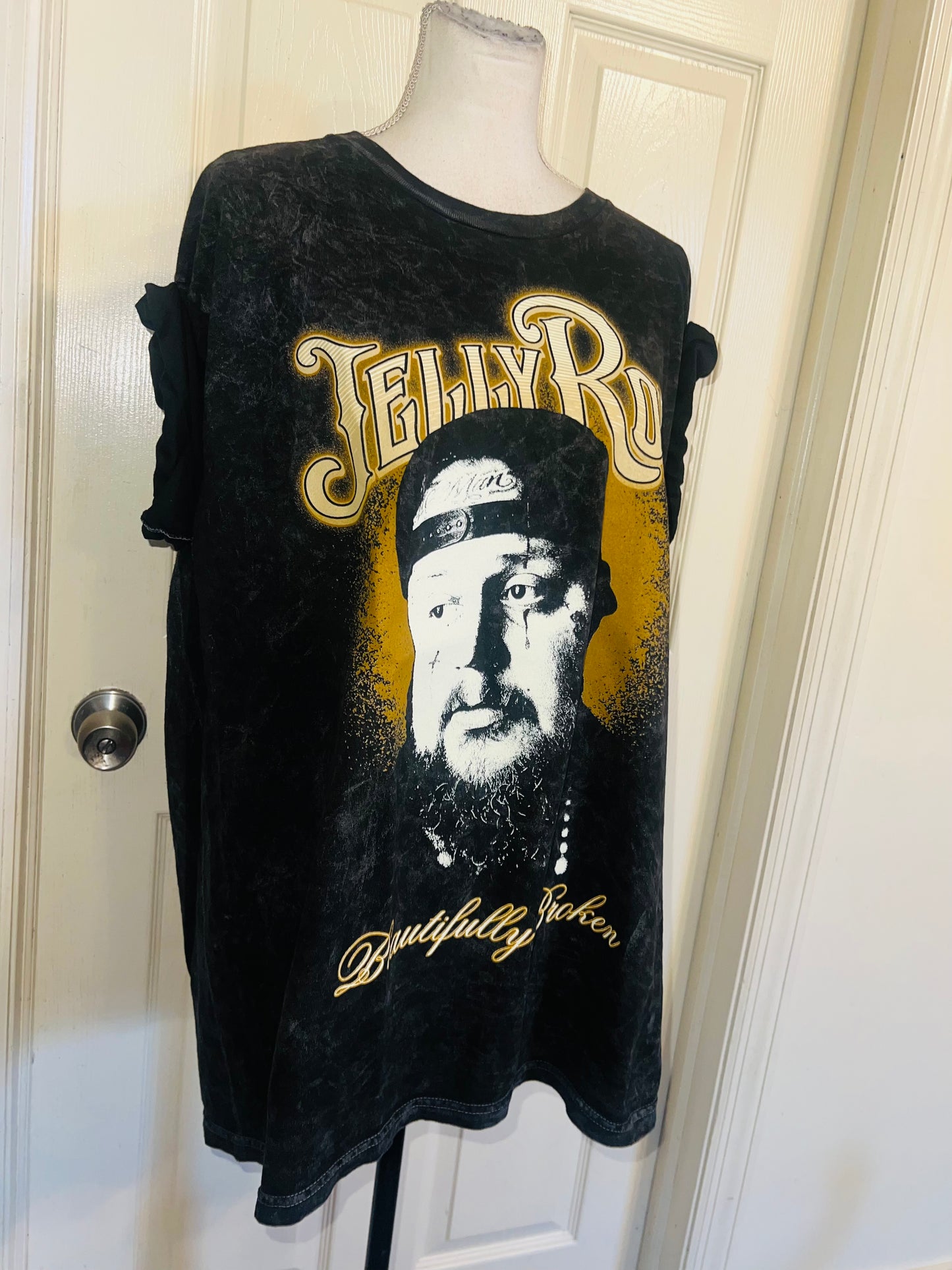 Jelly Roll Oversized Distressed Tee