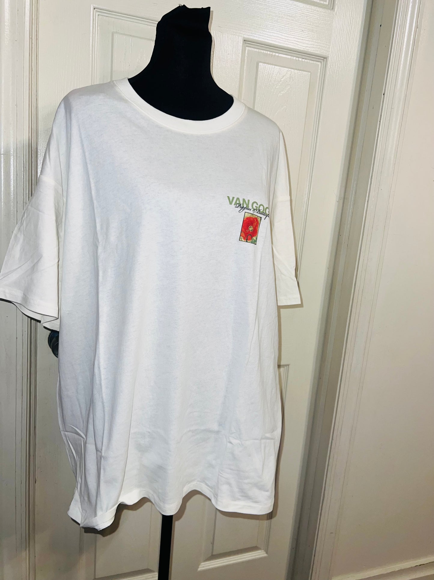 Vincent Van Gogh Double Sided Oversized Distressed Tee