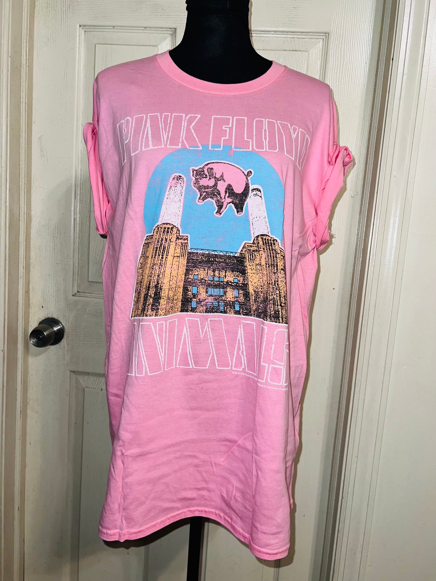 Pink Floyd Oversized Distressed Tee