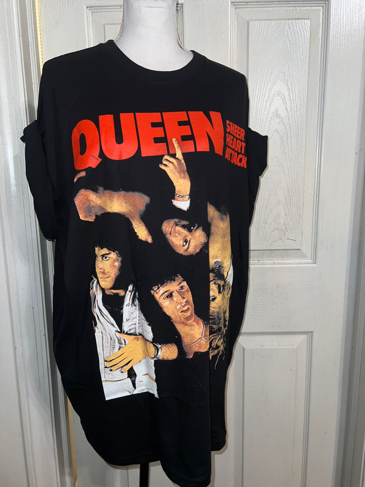 Queen Oversized Distressed Tee