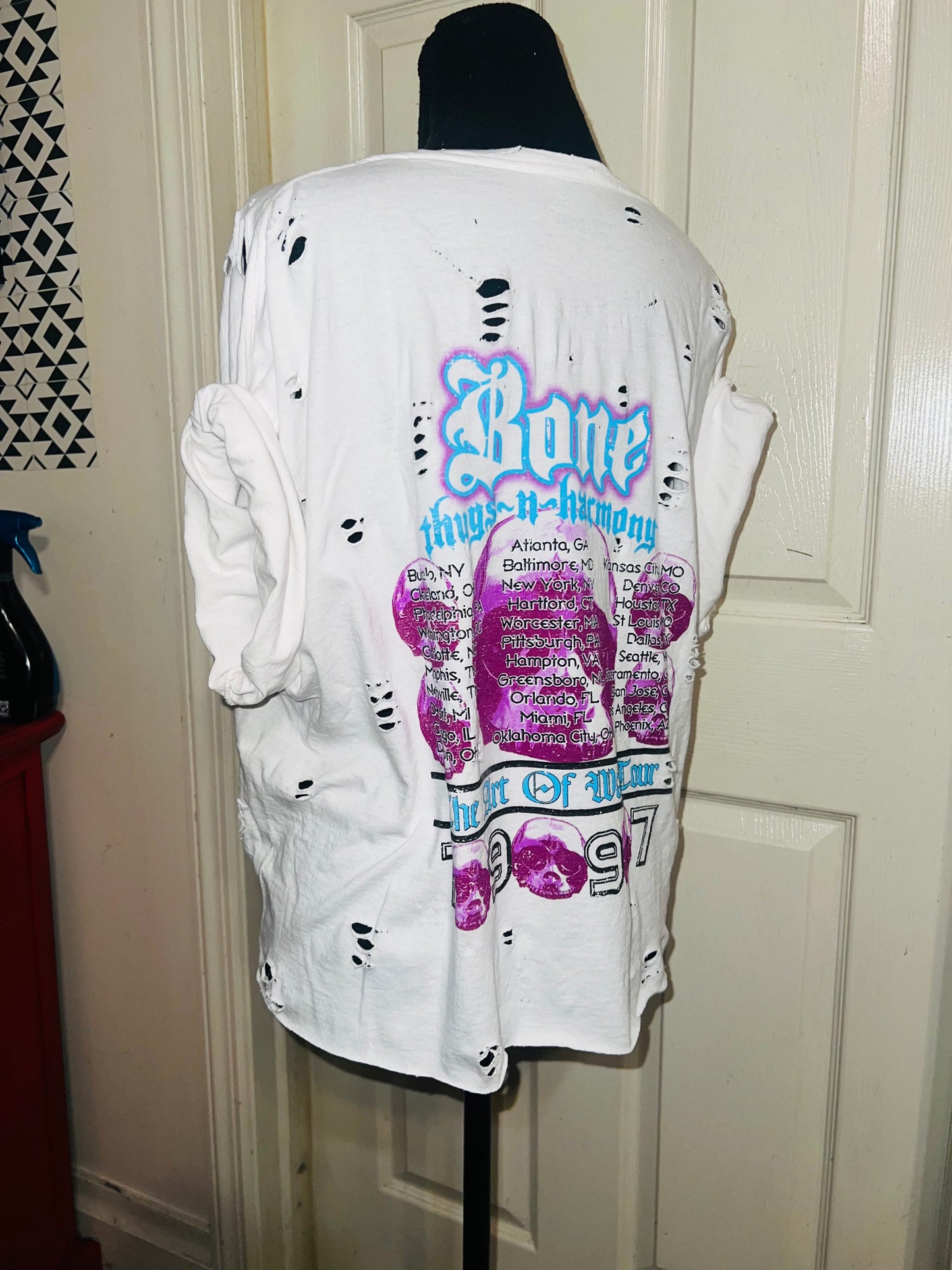 (Copy) Bone Thugs n Harmony Double Sided Oversized Distressed Tee