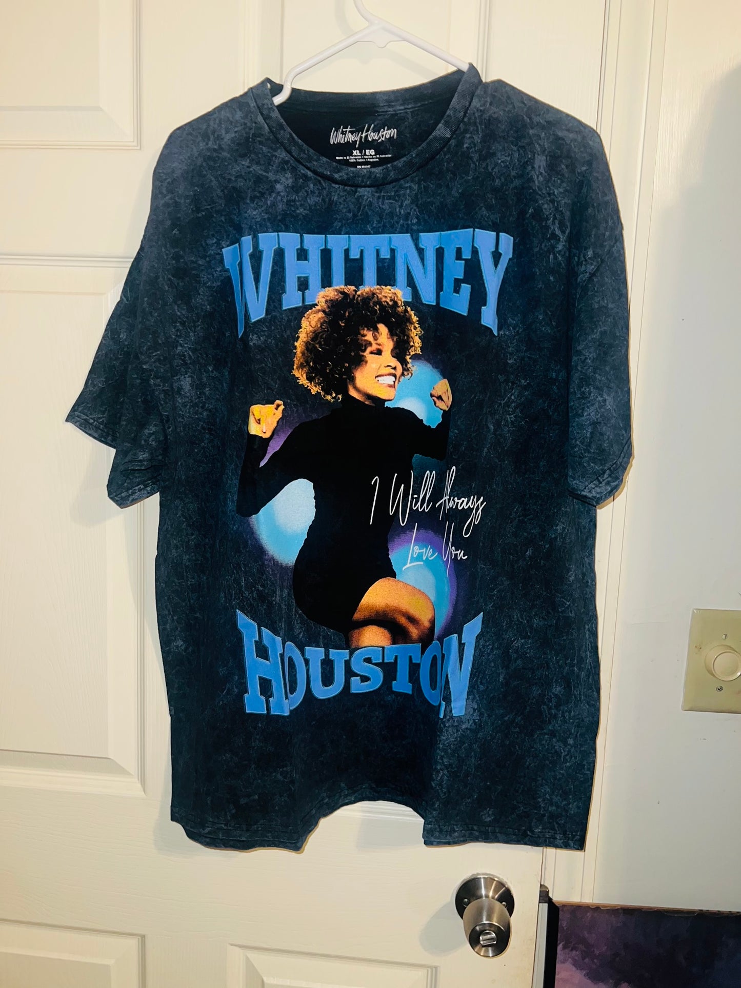 Whitney Houston Oversized Distressed Tee