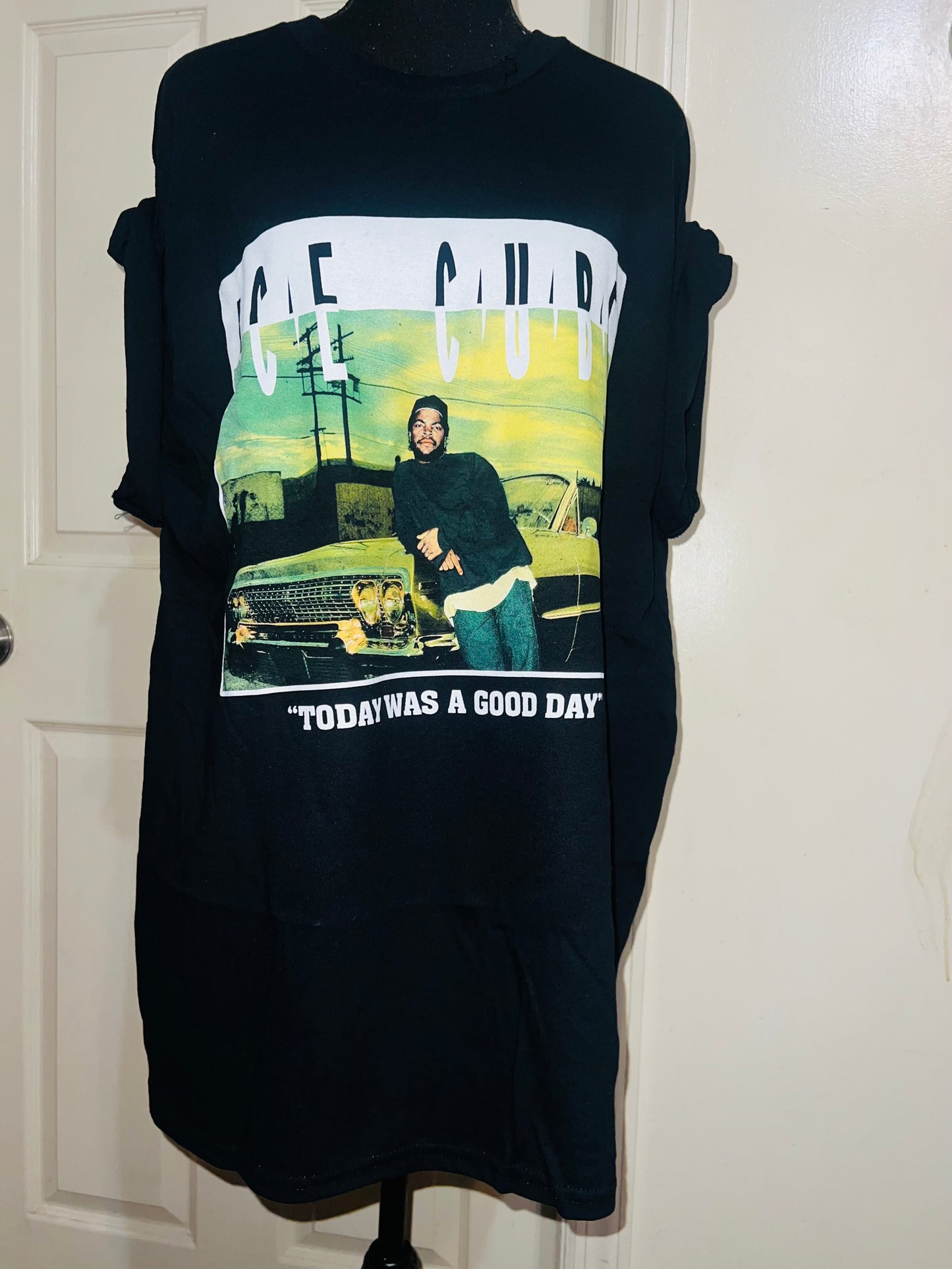 Ice Cube Oversized Distressed Tee