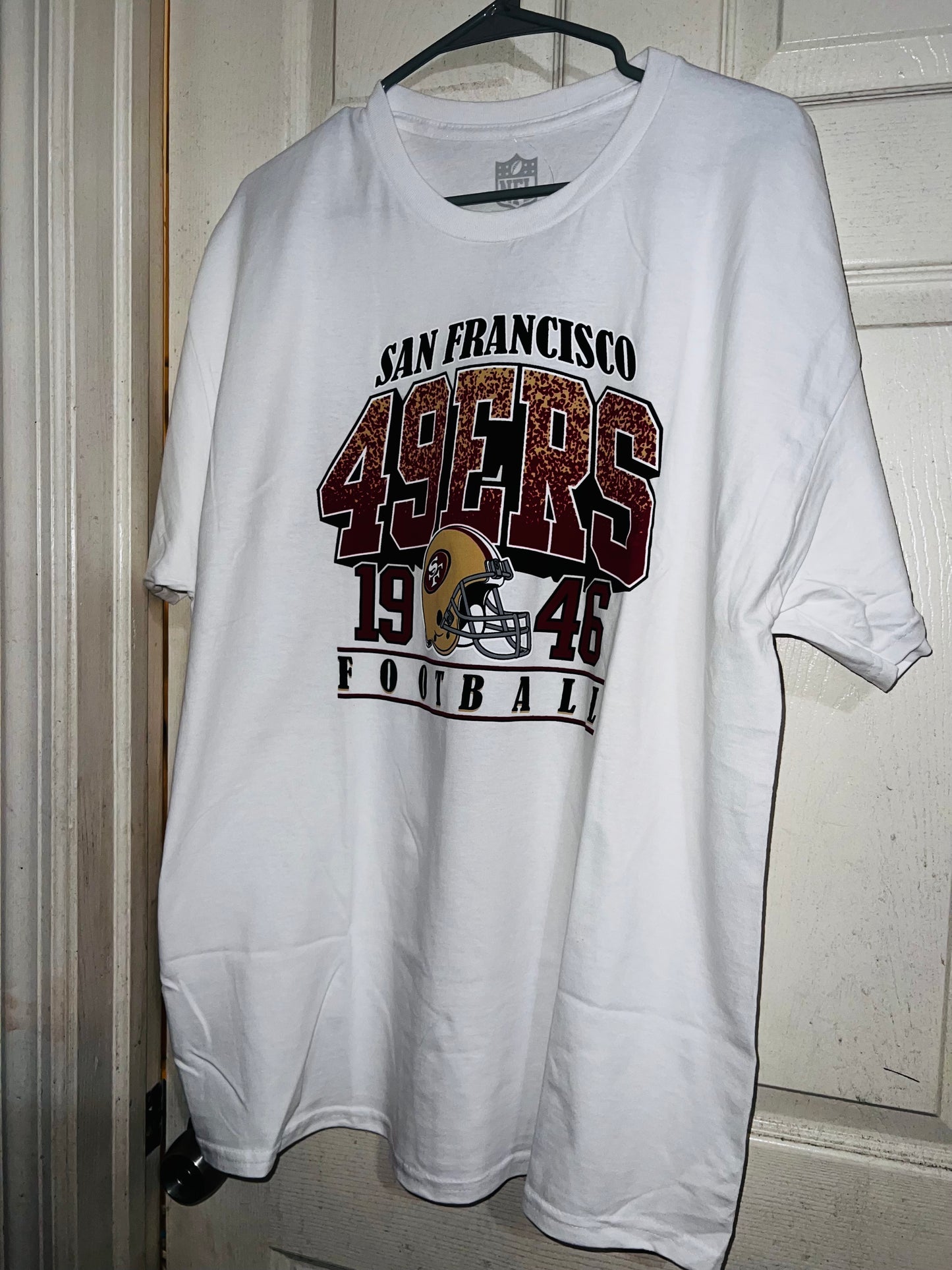 San Francisco 49ers Oversized Distressed Tee